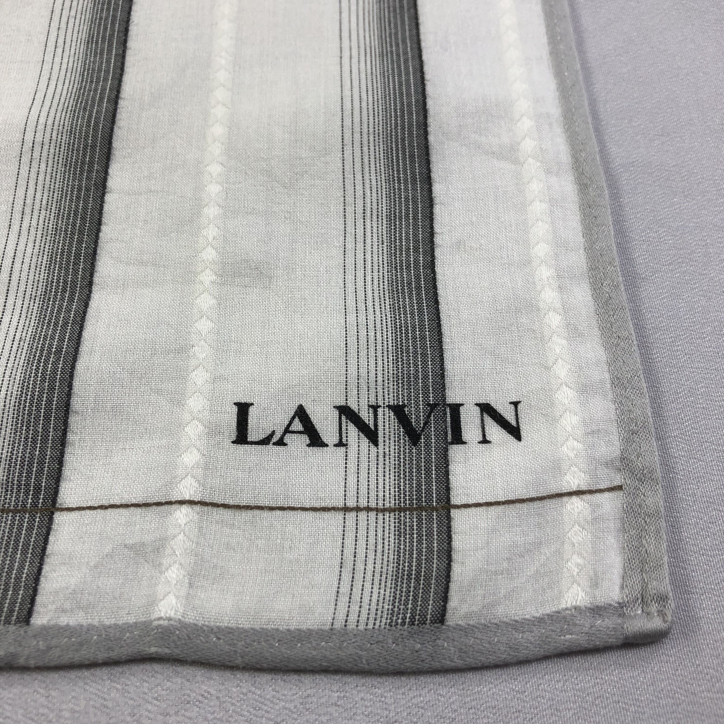 Lanvin Lanvin Handkerchief Neckerchief Bandana H1516 Size ONE SIZE - 4 Thumbnail