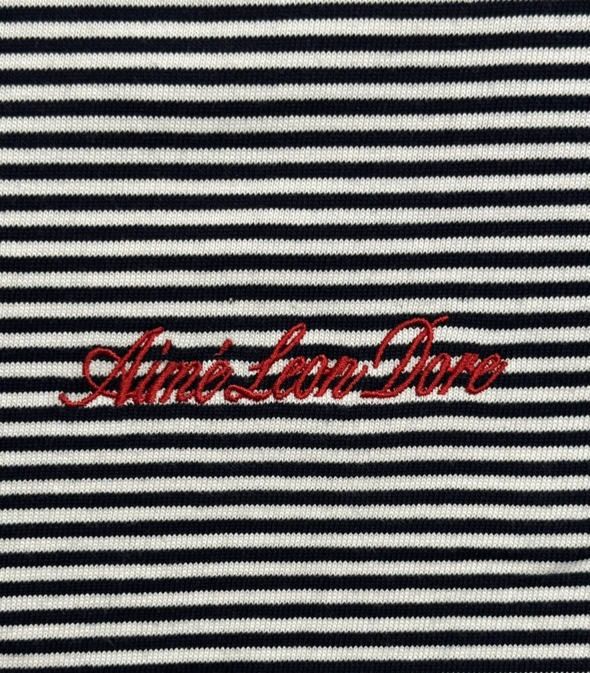 Aime Leon Dore Aime Leon Dore Striped Logo Short Sleeve Shirt Size US XS / EU 42 / 0 - 3 Thumbnail