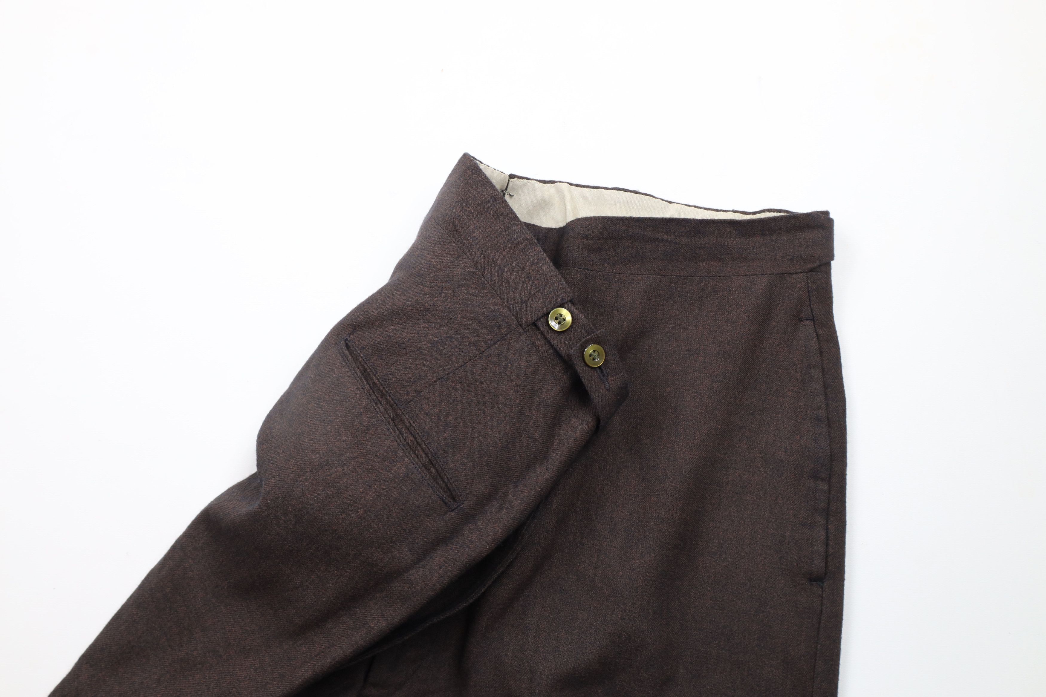 Vintage Vintage 50s 60s Streetwear Trousers Pants Heather Brown USA Size US 34 / EU 50 - 8 Thumbnail
