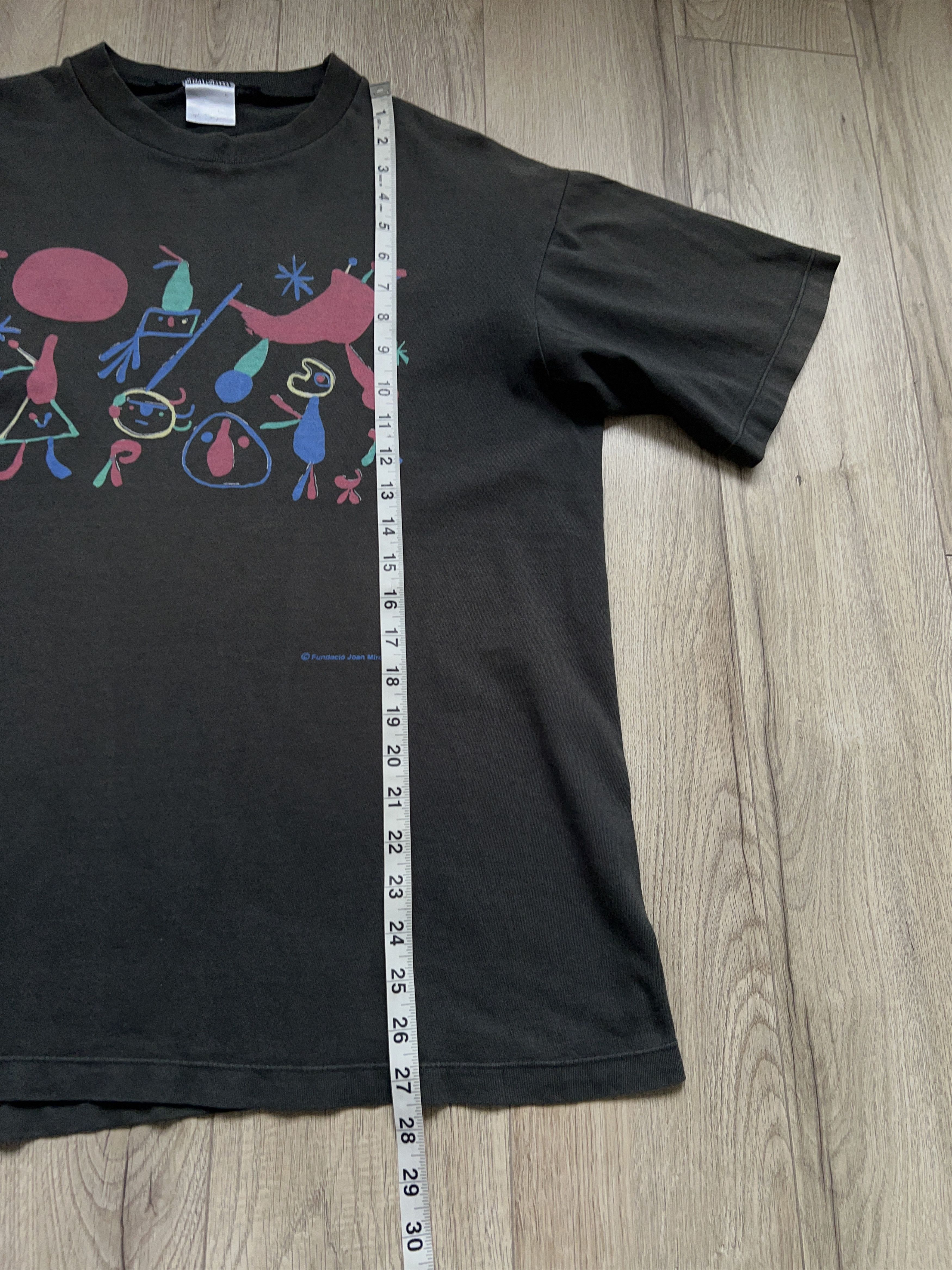 Arts & Science × Vintage Mens Fundacio Joan Miro Personnages Painting Abstract Tee Size US L / EU 52-54 / 3 - 9 Thumbnail