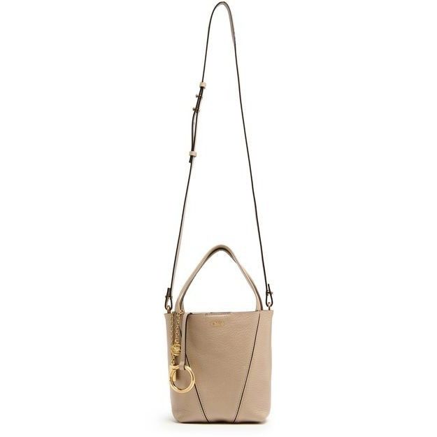 Chloe Chloe Small Spin Boyish Brown Grained Leather Tote Handbag N Size ONE SIZE - 5 Thumbnail