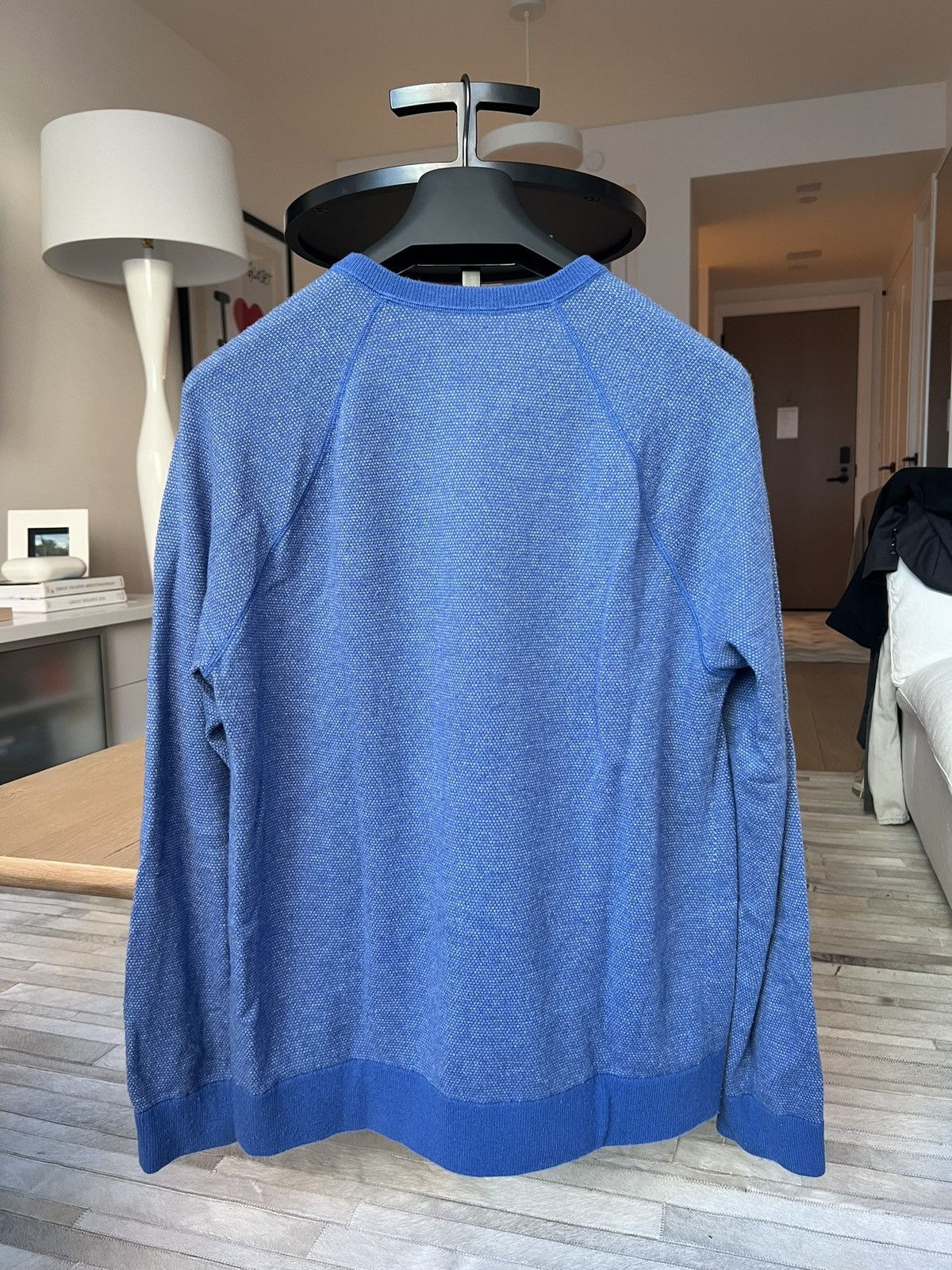 Vince Vince Blue Knit Crewneck Sweater Size L/G Size US L / EU 52-54 / 3 - 2 Thumbnail