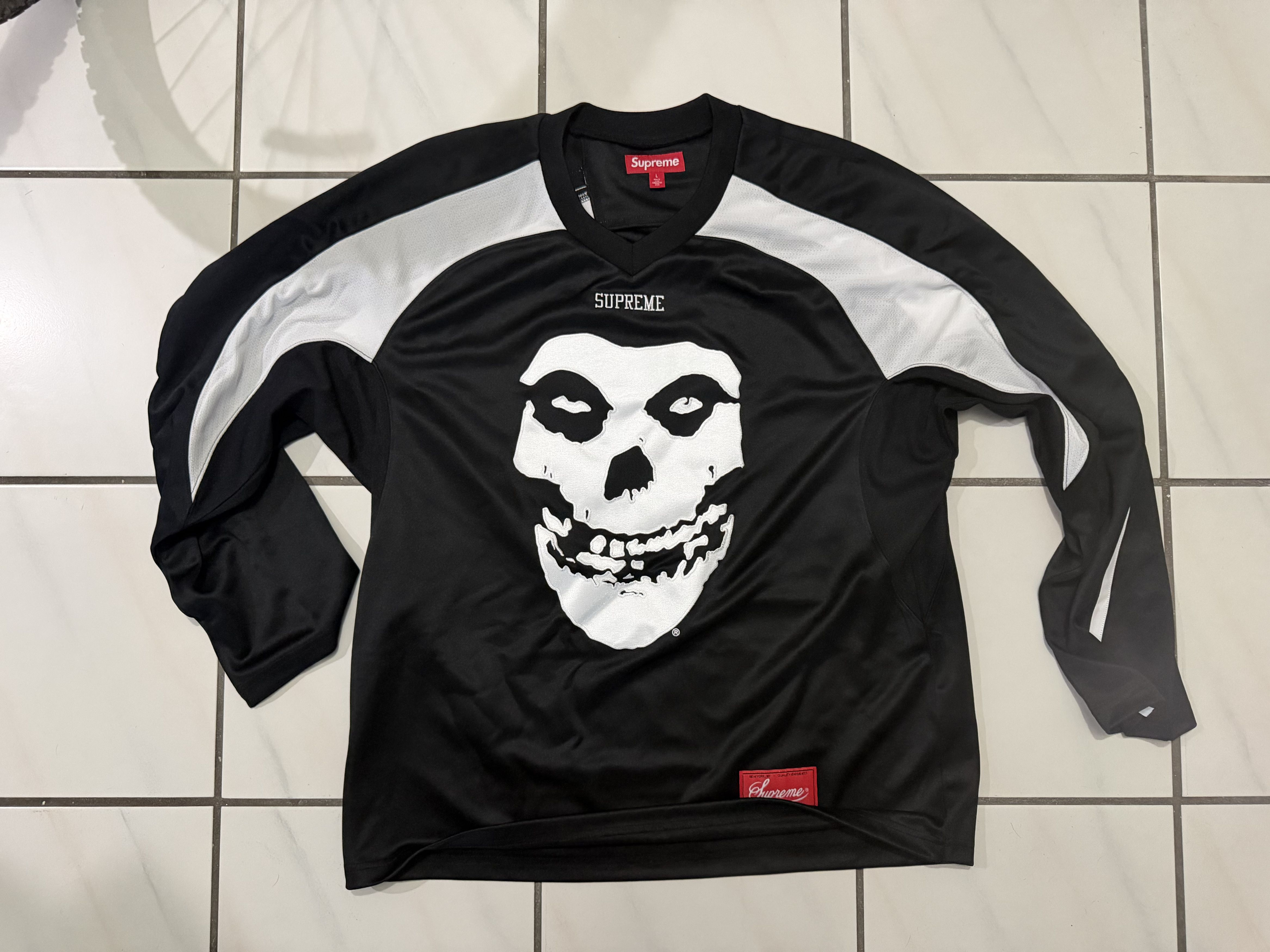 Supreme Supreme The Misfits Hockey Jersey Black | Grailed