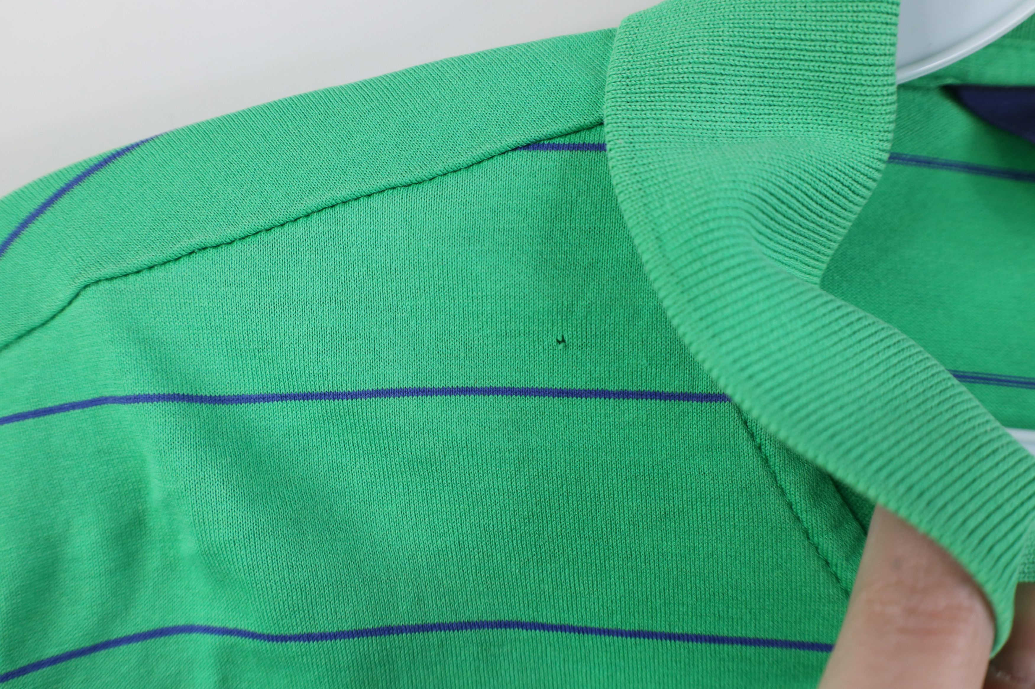 Ralph Lauren Vintage Polo Golf Ralph Lauren Striped Golfing Polo Green Size US XL / EU 56 / 4 - 8 Thumbnail