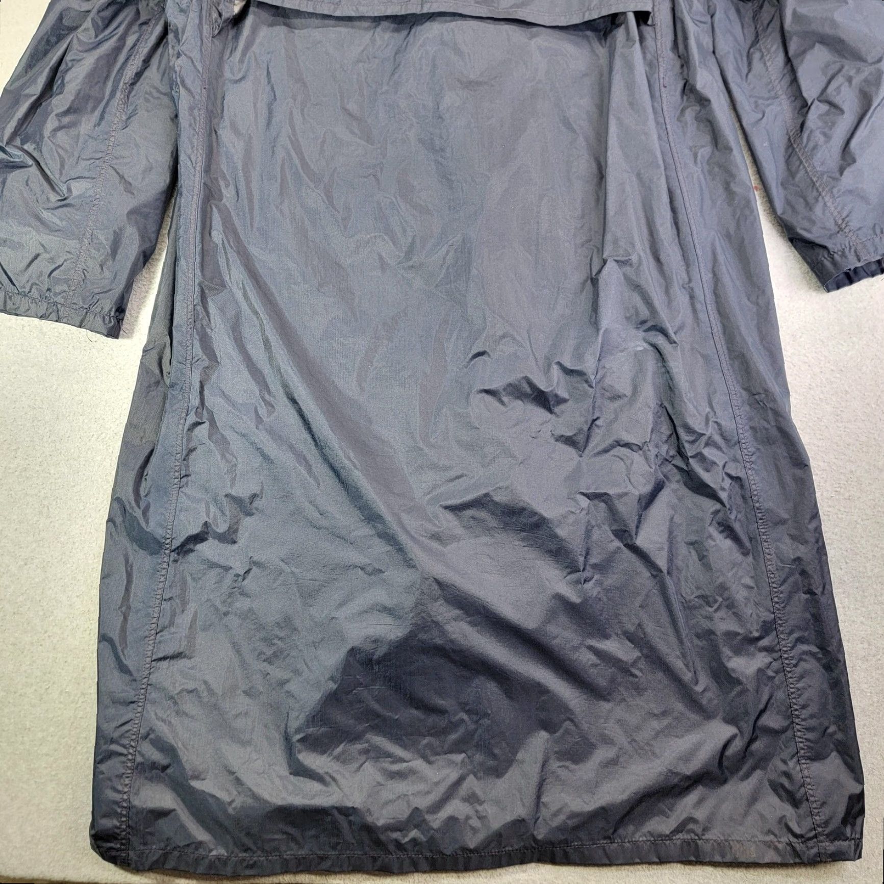 Vintage VINTAGE Brownwood Mfg. Co. Coat Mens 40 Blue Nylon Raincoat Military USAF 70s Size US XXS / EU 40 - 7 Thumbnail