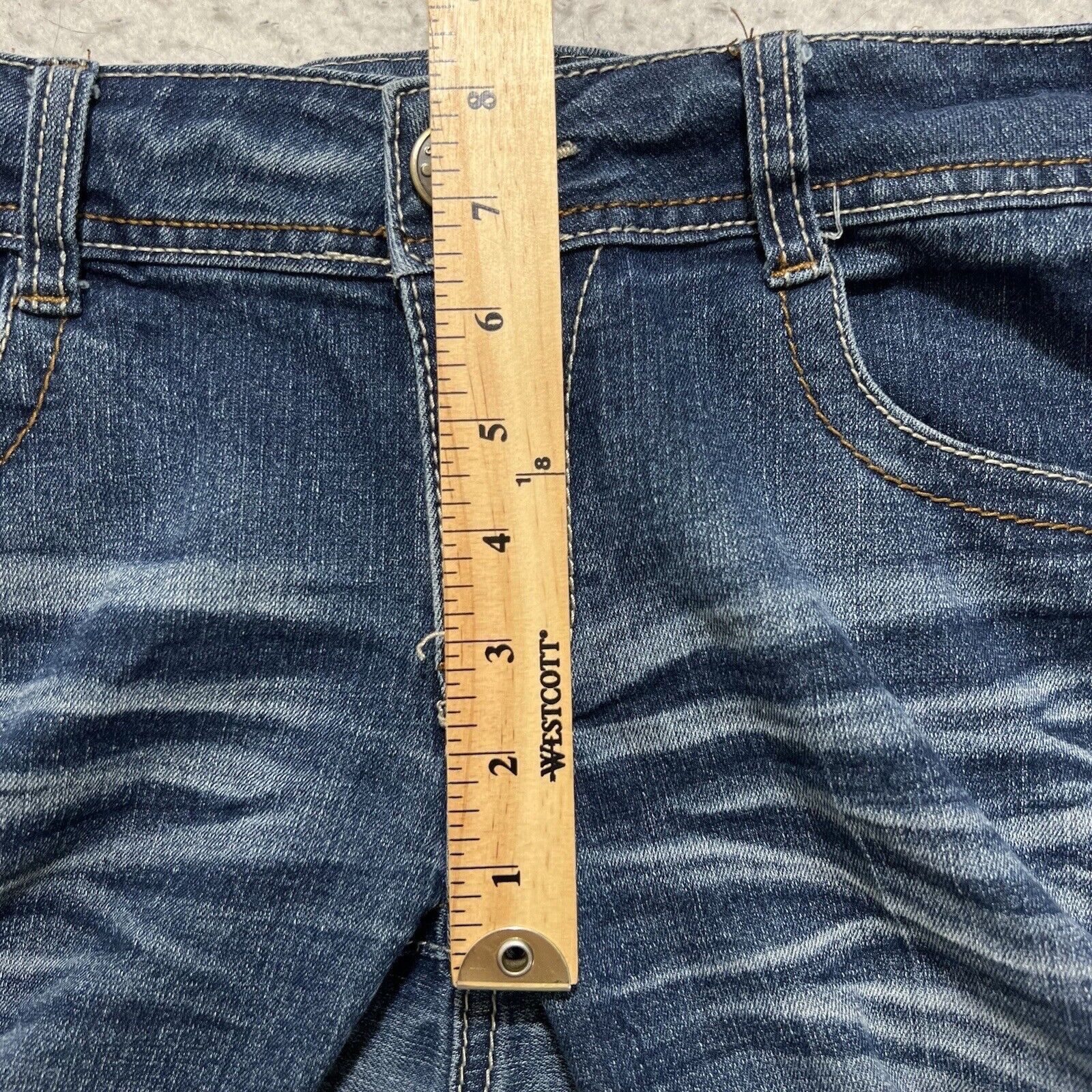Southpole Vintage Southpole 9 Capri Low Rise Denim Jeans Studded Y2K Size 30" / US 8 / IT 44 - 10 Thumbnail