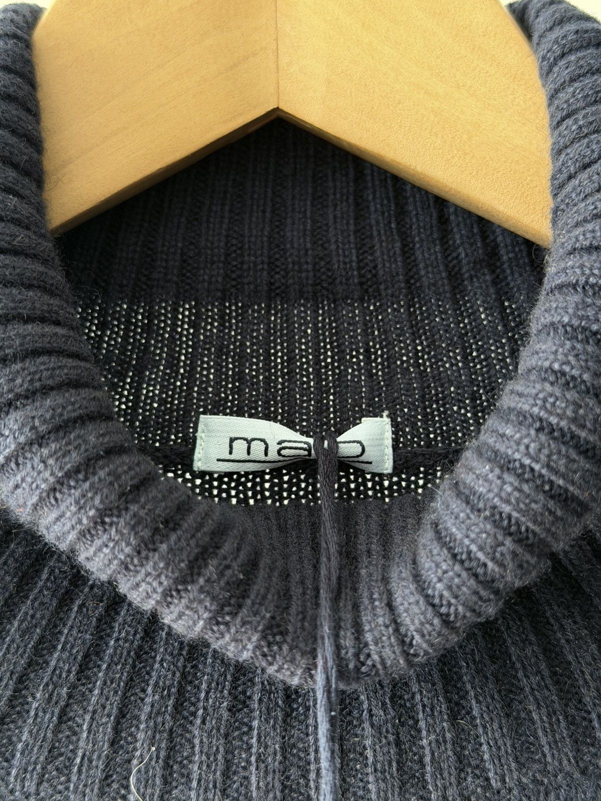 Malo NWT Malo Navy Blue Cashmere Turtleneck Sweater Size US XL / EU 56 / 4 - 6 Thumbnail