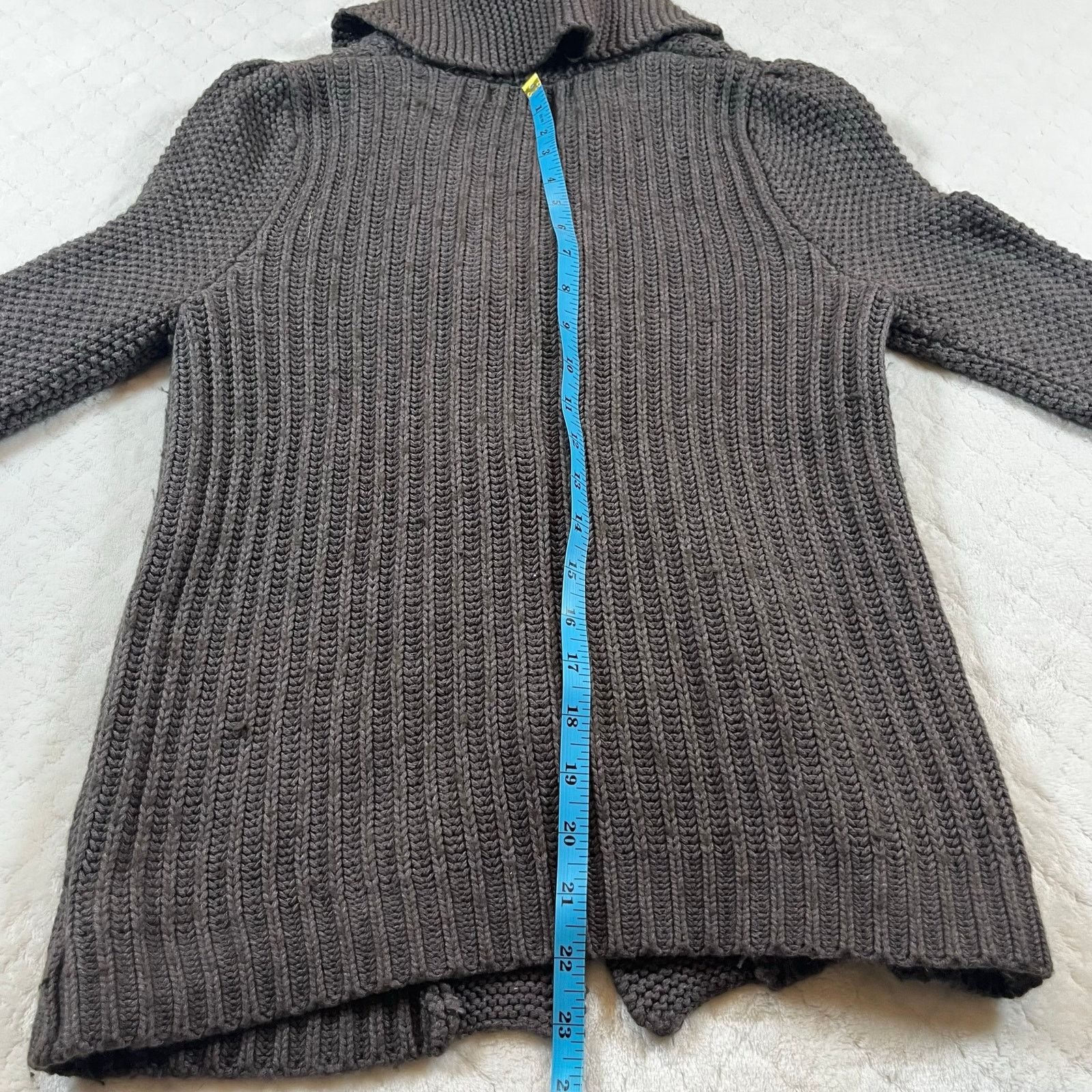 Eddie Bauer Eddie Bauer 10% Angora Chunky Knit Toggle Cardigan Size S / US 4 / IT 40 - 5 Thumbnail