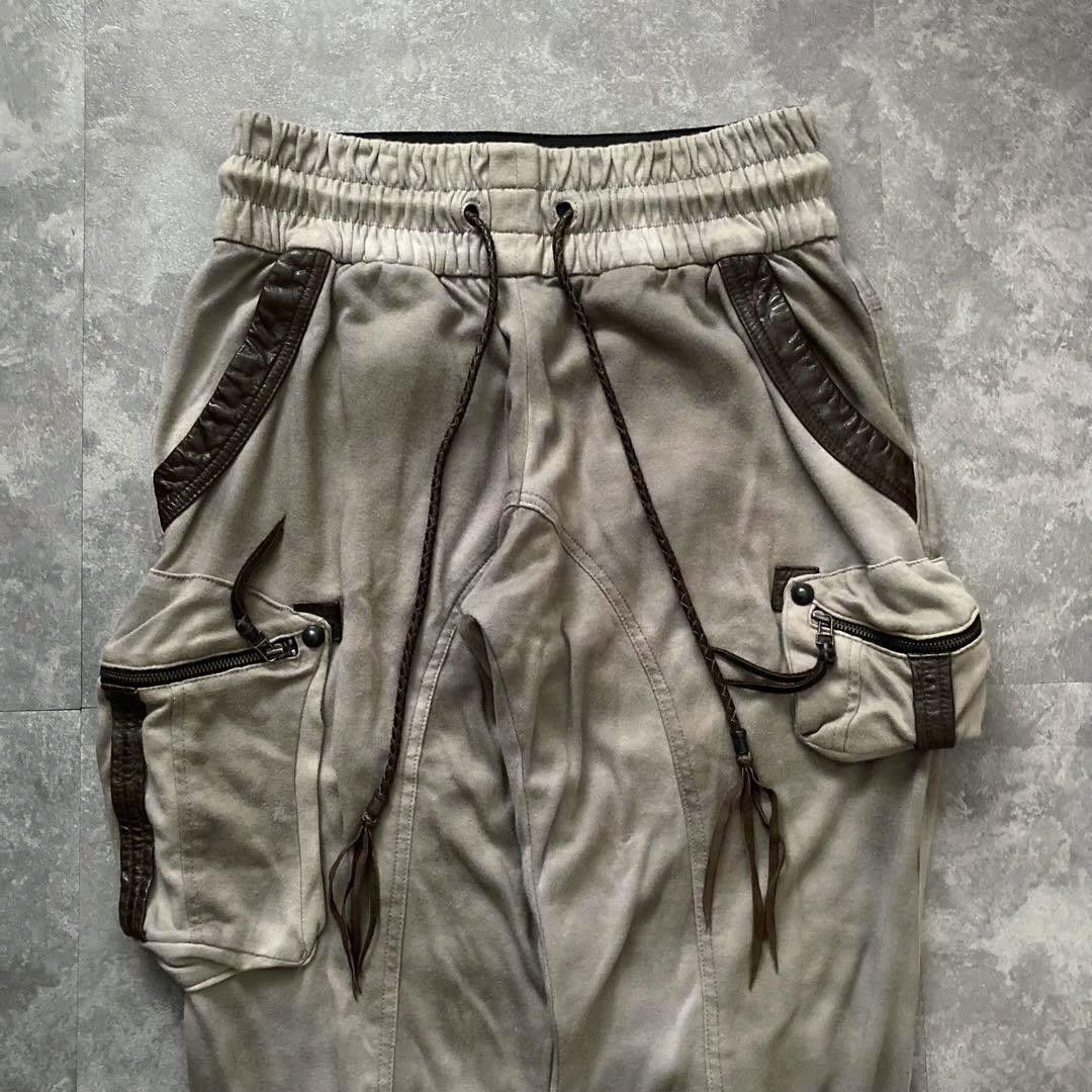 14th addiction レザー切り替えショーツ