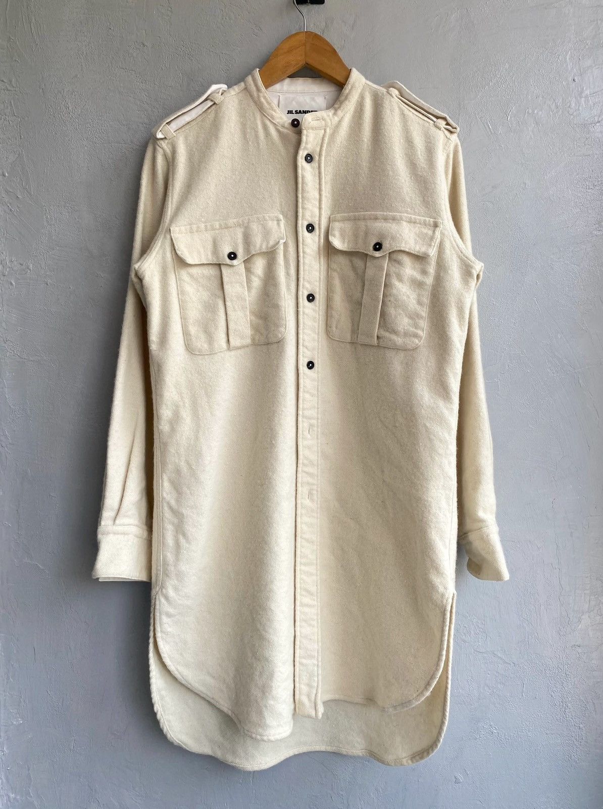 Jil Sander Jil Sander Safari Long Shirt Coat Size US S / EU 44-46 / 1 - 1 Thumbnail