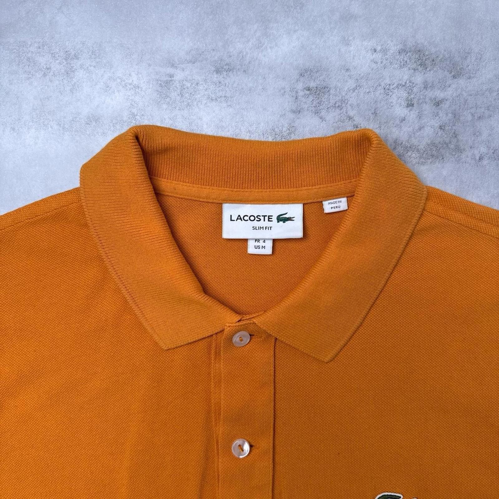 Lacoste Y2K Lacoste Orange Polo Shirt Size US M / EU 48-50 / 2 - 6 Thumbnail