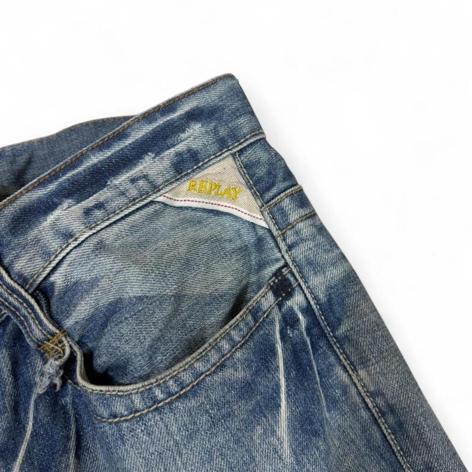 Replay Y2K Replay denim jeans with embroidered design on back Size US 32 / EU 48 - 6 Thumbnail