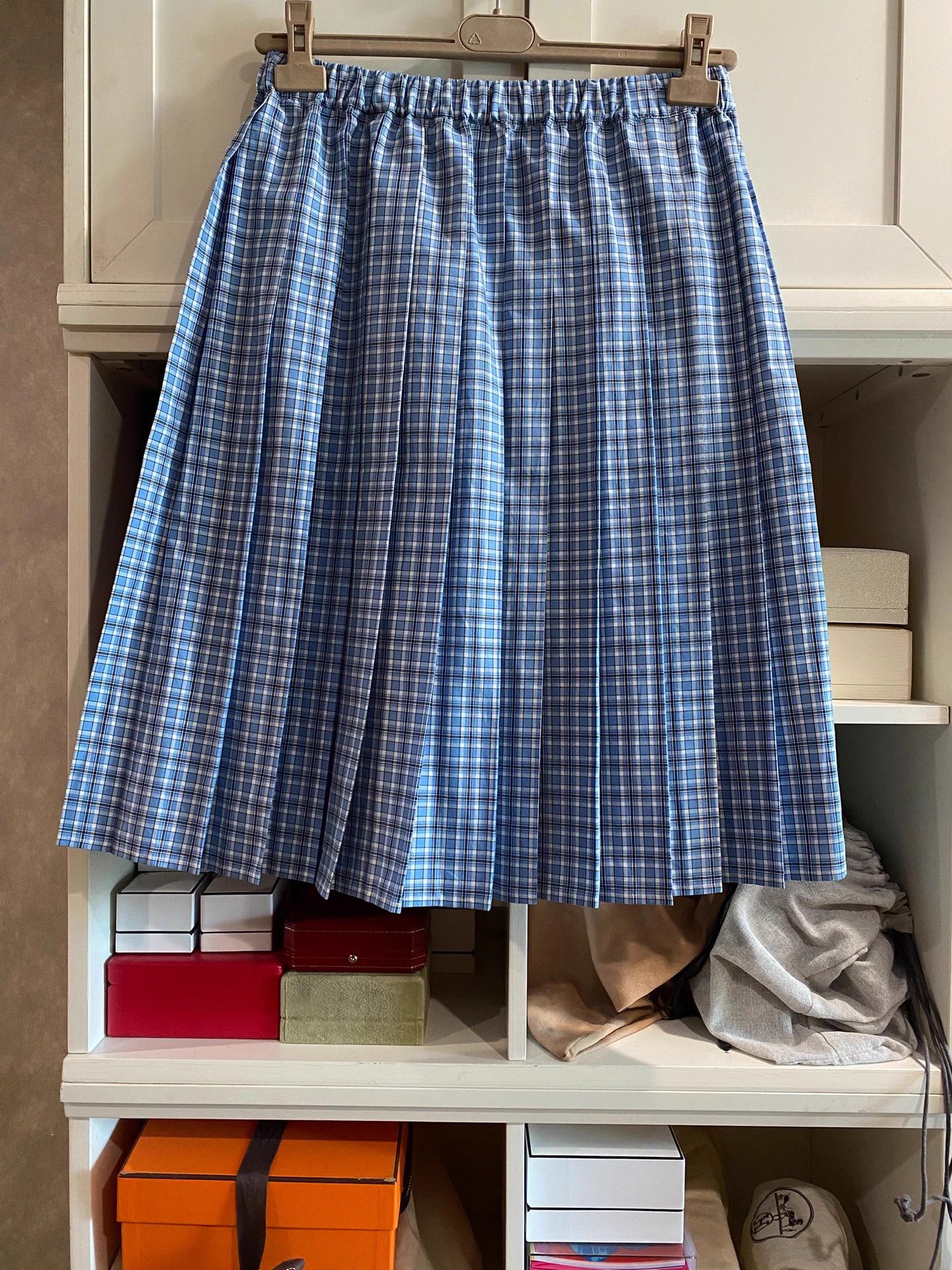 Miu Miu MIU MIU 24 Gingham Classic Preppy Skirt Size 24" / US 00 / IT 34 - 2 Thumbnail