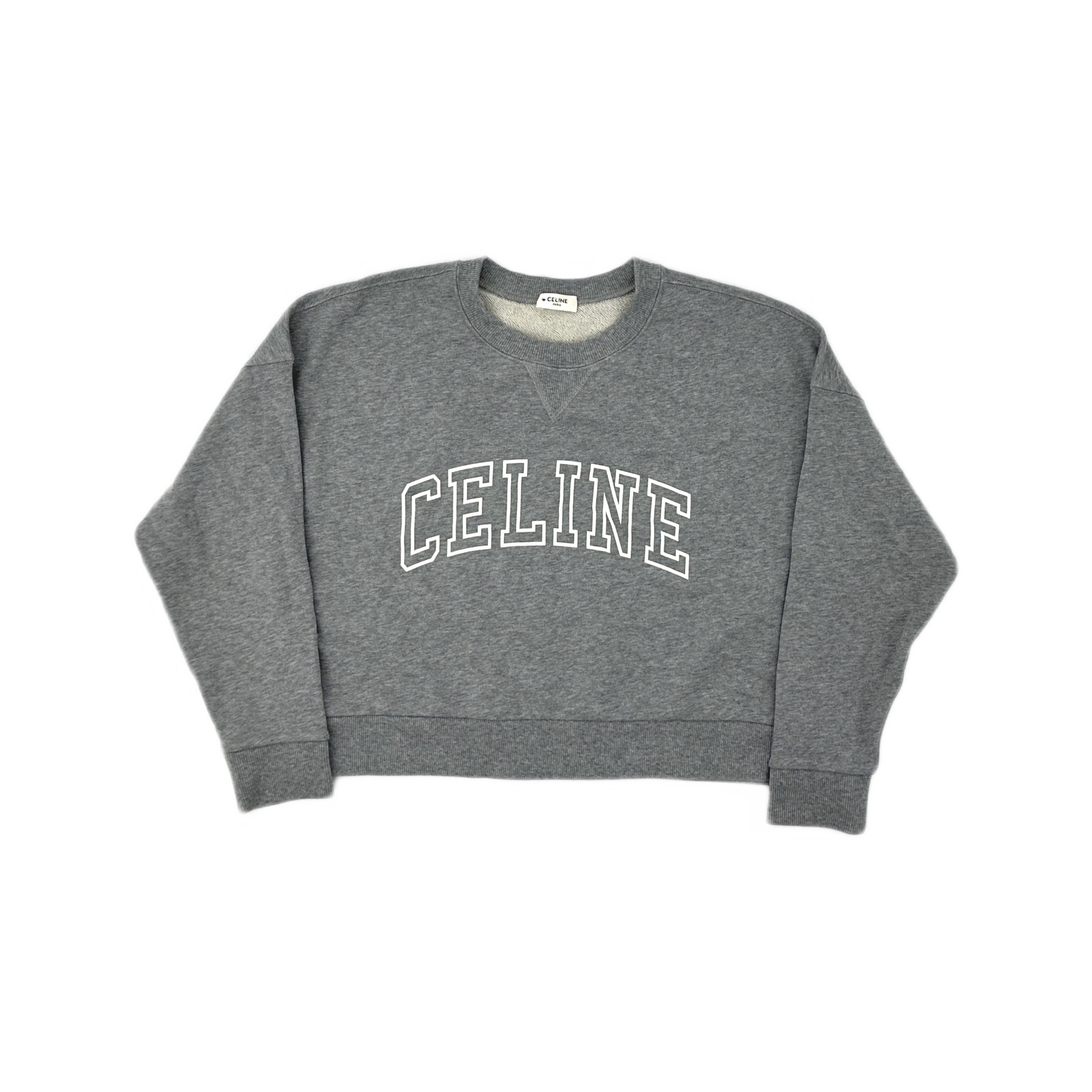 Celine CELINE Logo Print Sweatshirt Size XS Size XS / US 0-2 / IT 36-38 - 1 Thumbnail