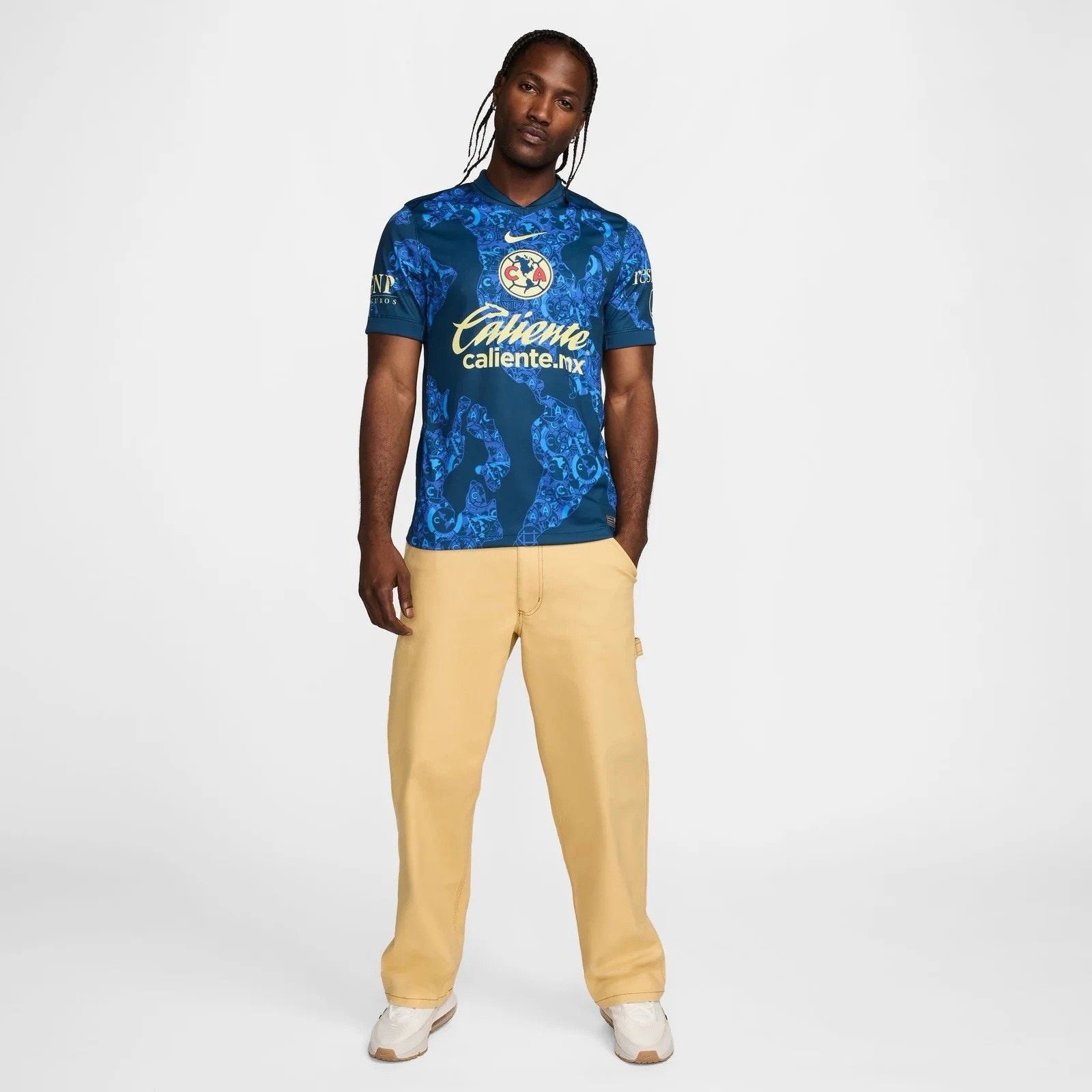 Nike Nike Club America 2024/25 Away Blue Soccer Jersey Small NWT Size US S / EU 44-46 / 1 - 6 Thumbnail