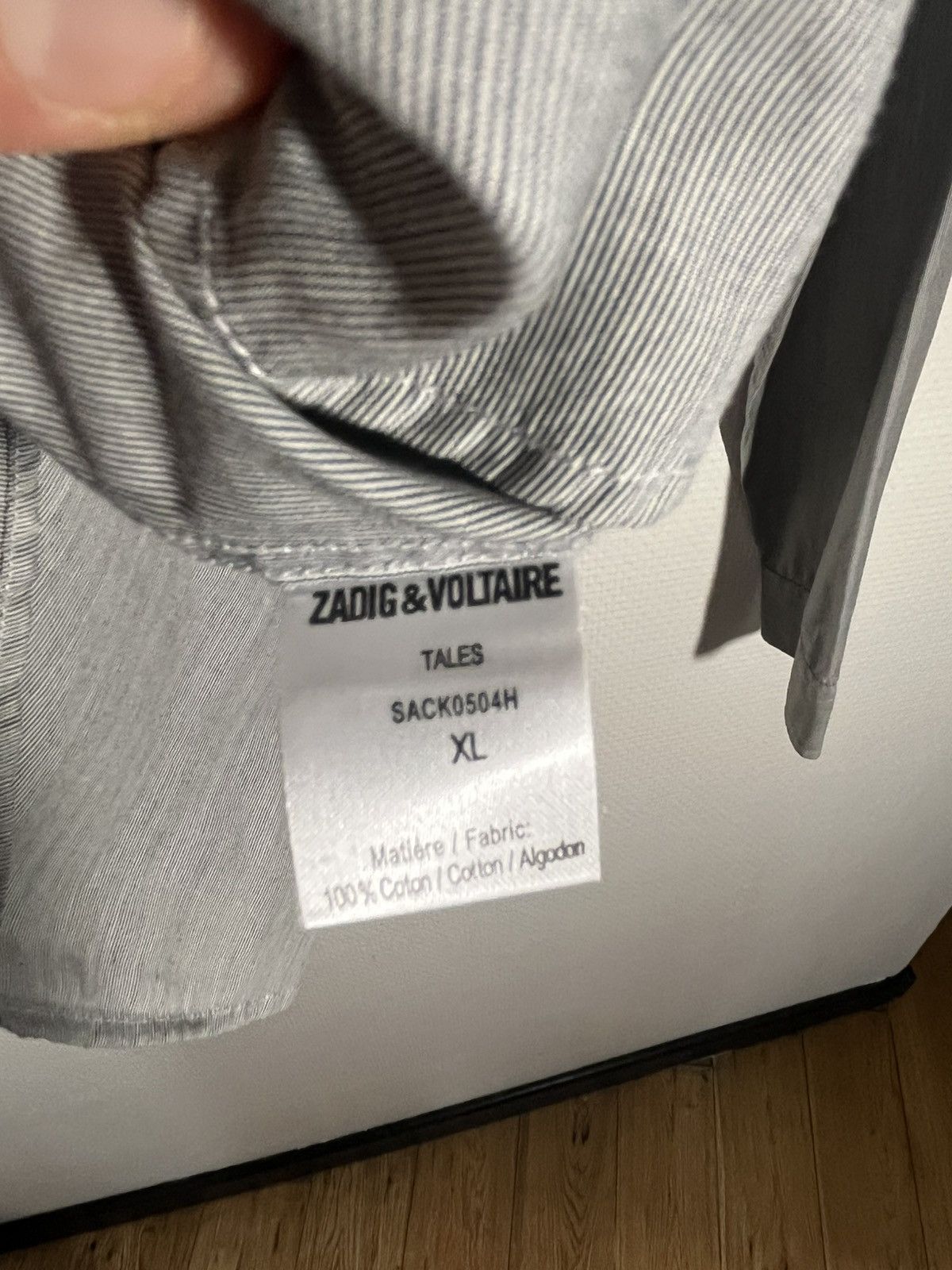 Zadig & Voltaire Zadig and voltaire shirt size xl fit l Size US XL / EU 56 / 4 - 4 Thumbnail