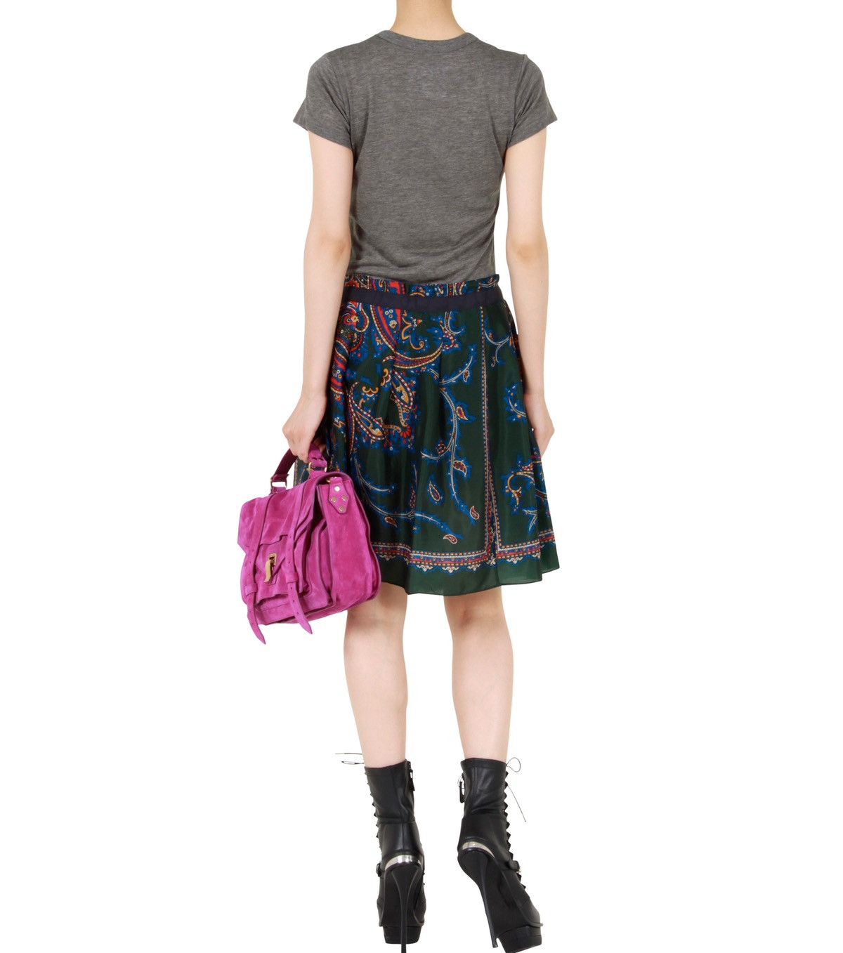 Sacai Sacai - Paisley Scarf T-shirt dress Size S / US 4 / IT 40 - 2 Thumbnail