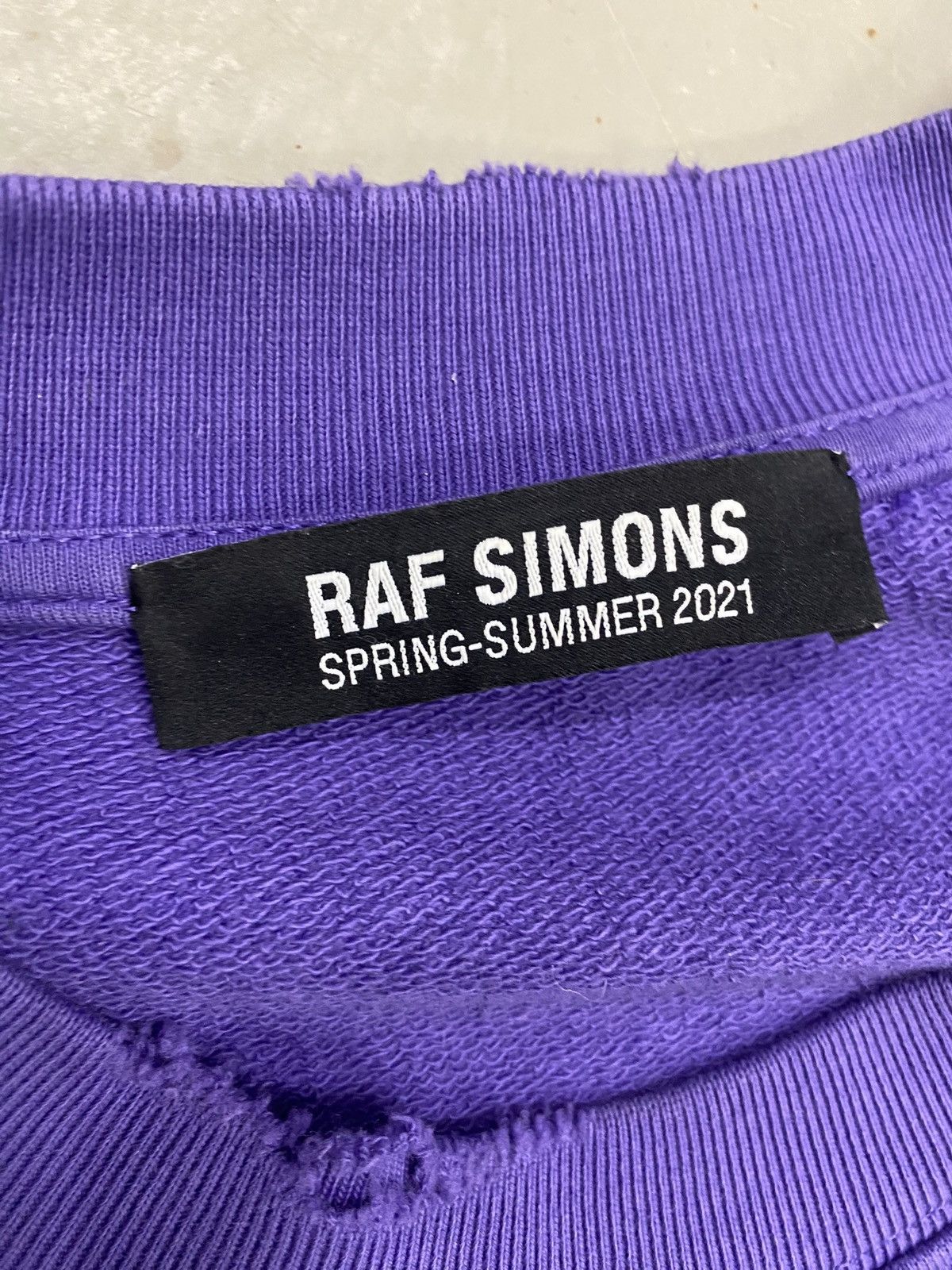Raf Simons Raf Simons Teenage Dreams Purple Sweater Size US S / EU 44-46 / 1 - 6 Thumbnail