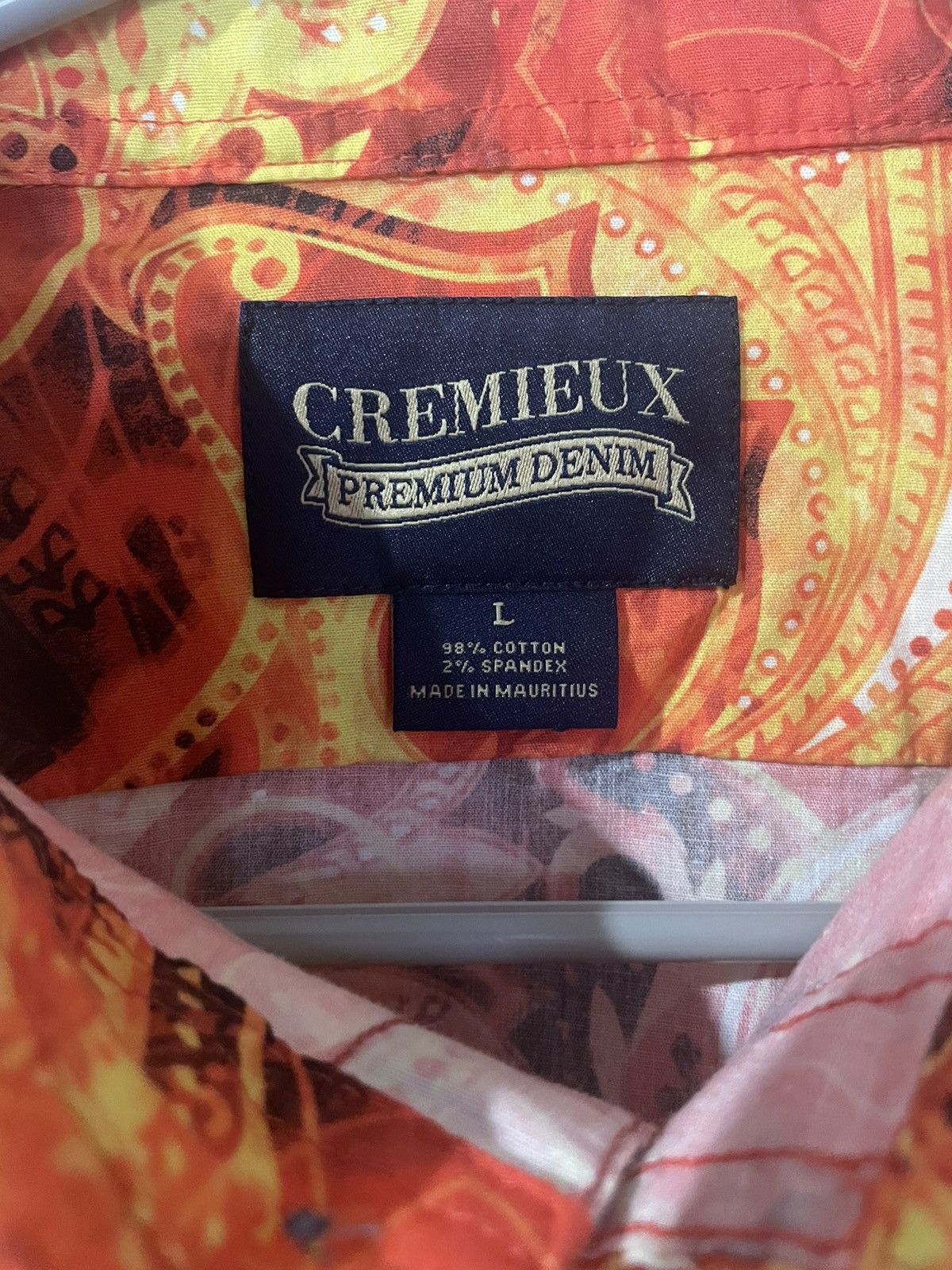 Cremieux Men's Cremieux Baroque / Paisley Statement Shirt - L Size US L / EU 52-54 / 3 - 2 Thumbnail