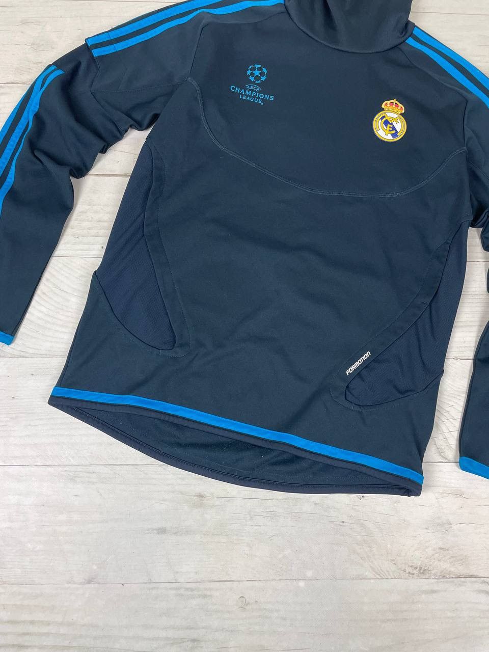 Adidas Adidas Real Madrid 2011 2012 Training Track Top Sweatshirt Size US M / EU 48-50 / 2 - 3 Thumbnail