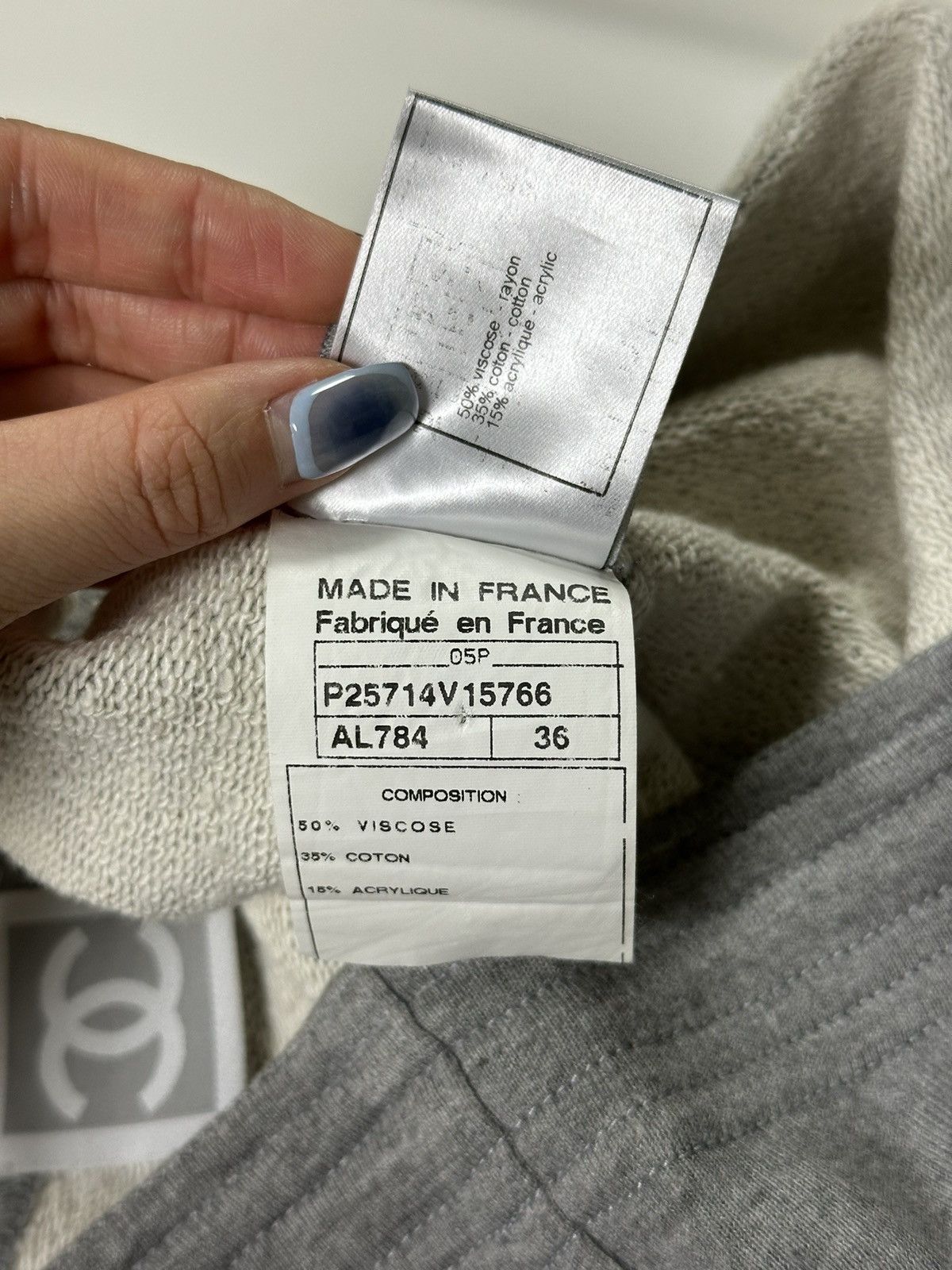 Chanel CHANEL Sport S/S 2005 Sweat Mini Skirt with Leg Warmers Size 26" / US 2 / IT 38 - 8 Thumbnail
