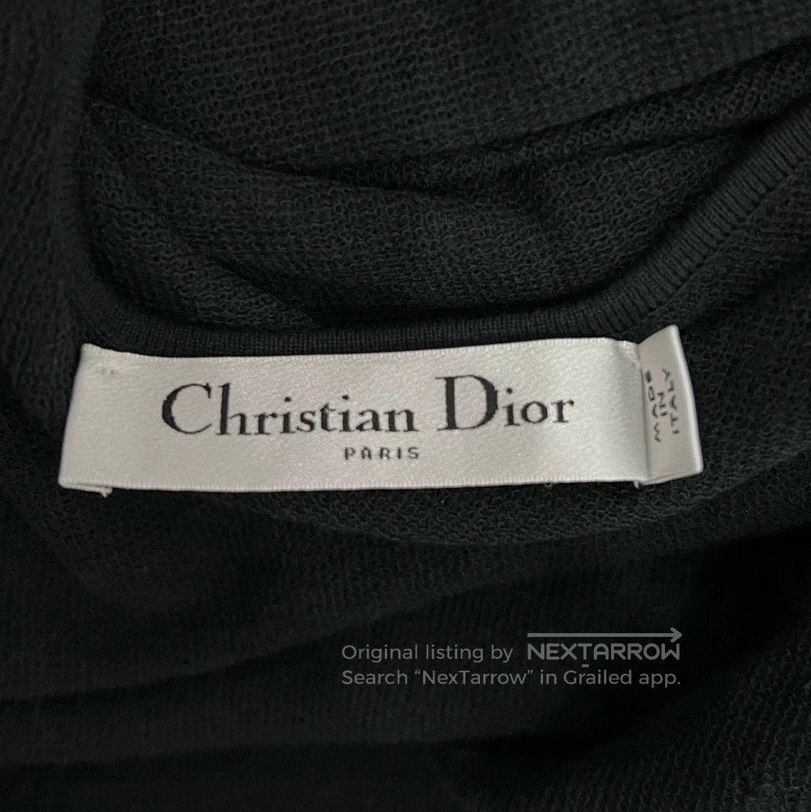 Dior dior embroidered black off-shoulder top. Size US S / EU 44-46 / 1 - 4 Thumbnail