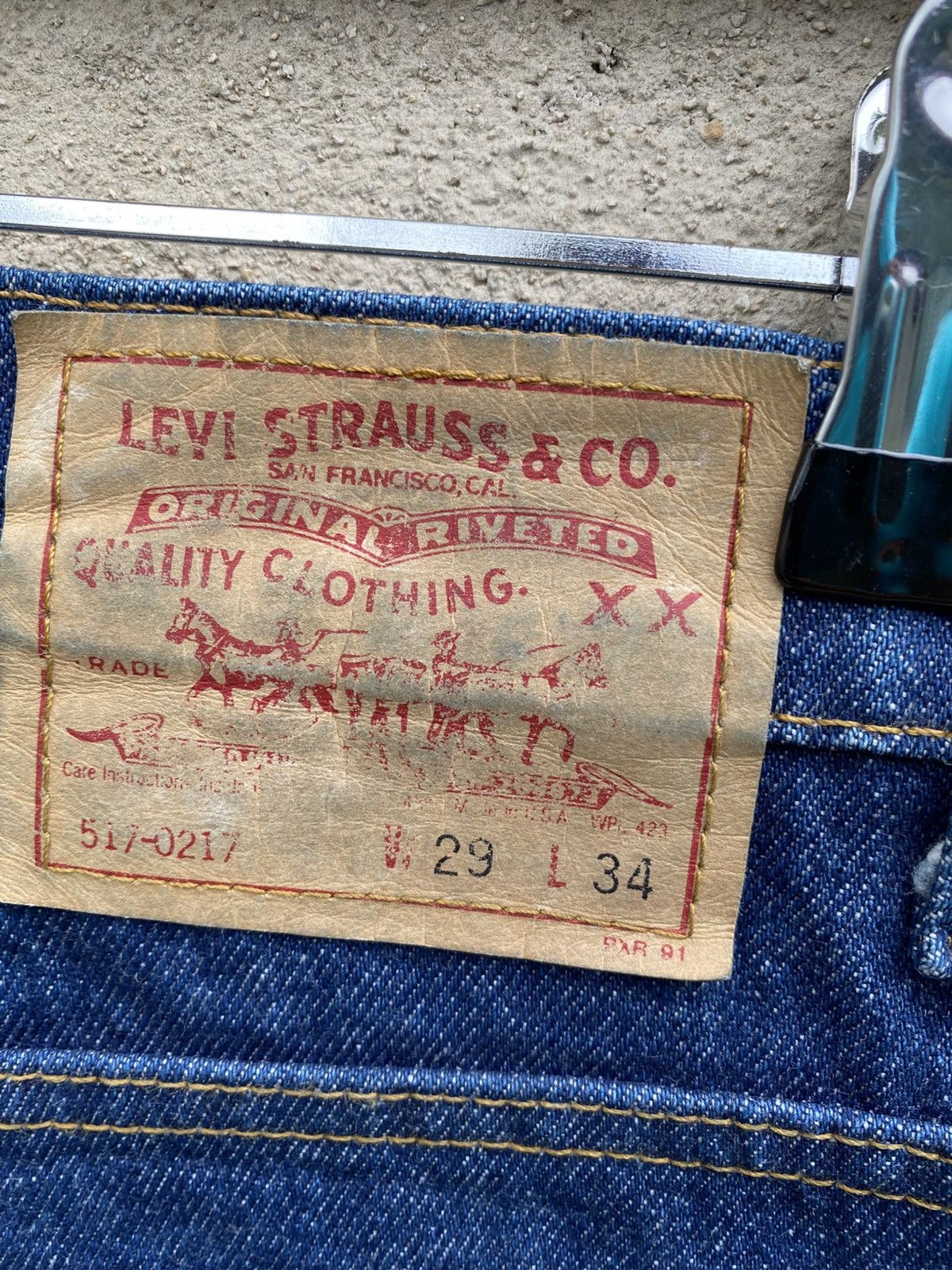 Levi's × Levi's Vintage Clothing × Vintage W28x33.5 vintage levi's 517 flare bell bottom made in USA Size US 28 / EU 44 - 5 Thumbnail