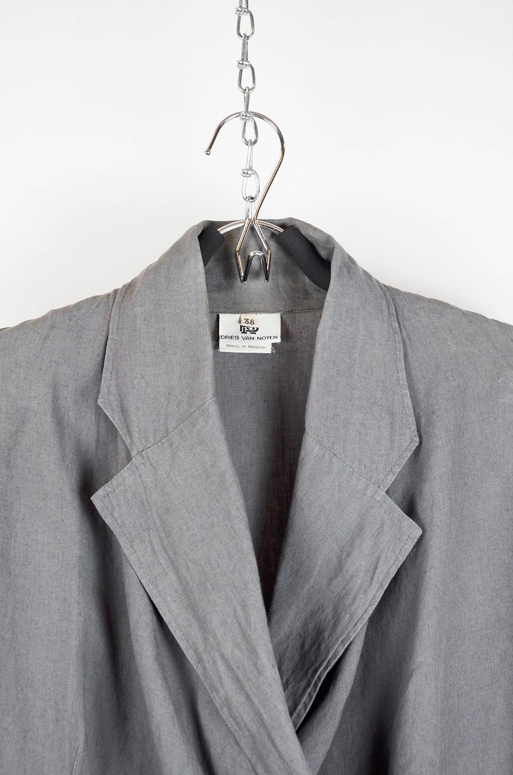 Dries Van Noten Dries Van Noten Long Linen Wrap Robe Blazer – Size 38 Size M / US 6-8 / IT 42-44 - 3 Thumbnail