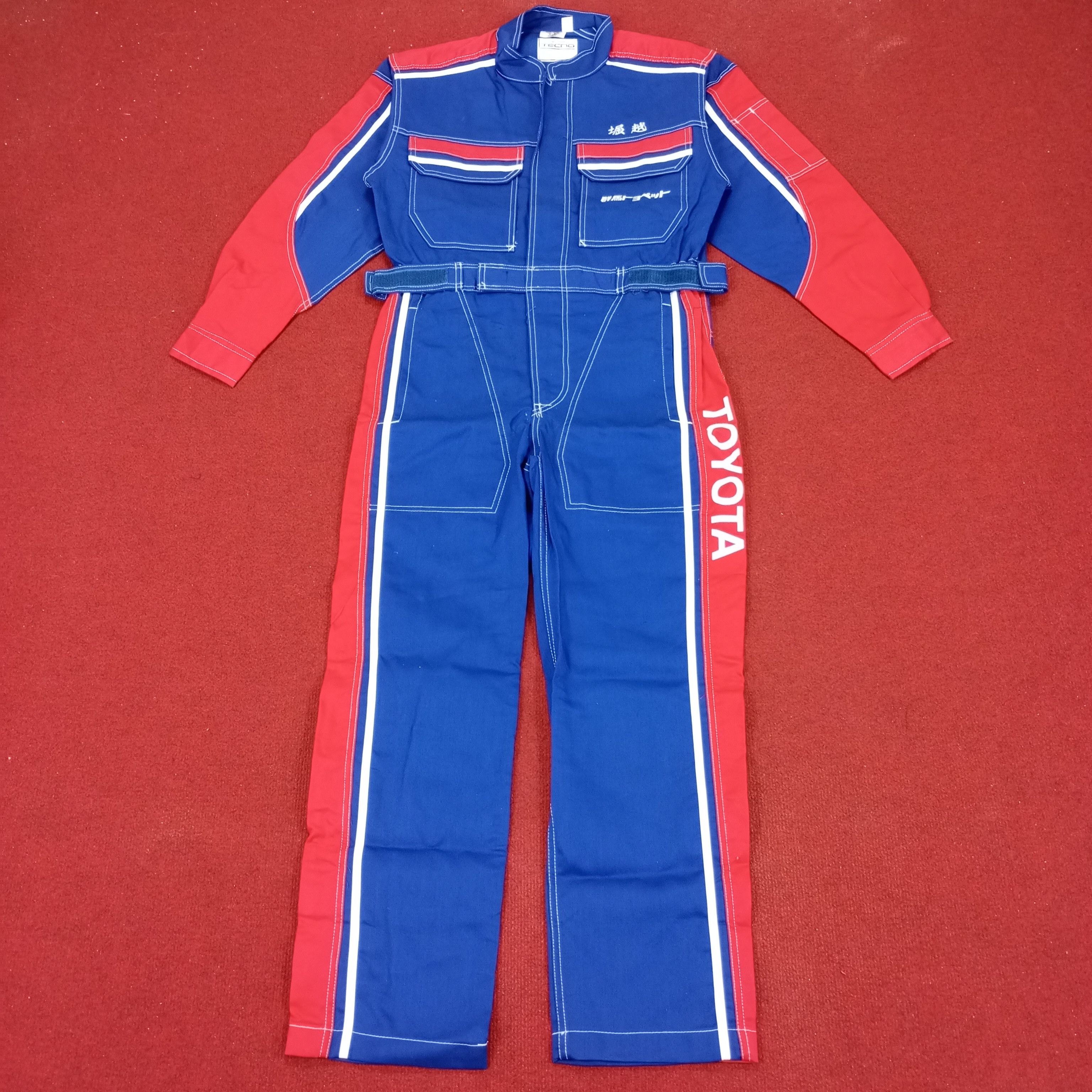 Japanese Brand × Vintage Toyota Toyopet Tecno Coverall Jacket Motorsport Racing Style Size US S / EU 44-46 / 1 - 4 Thumbnail