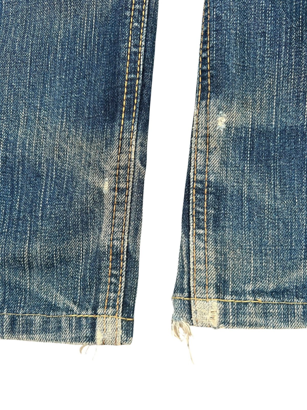 Kapital Vintage Edwin 505V Selvedge Thrashed Denim Jeans Size US 40 / EU 56 - 17 Thumbnail