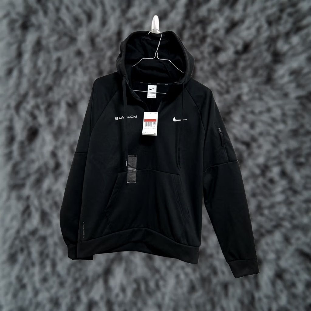 Nike Nike Therma Fit Hoodie Mens Large Black Sweatshirt Pullover Pockets DQ4844 010 Size US L / EU 52-54 / 3 - 1 Thumbnail