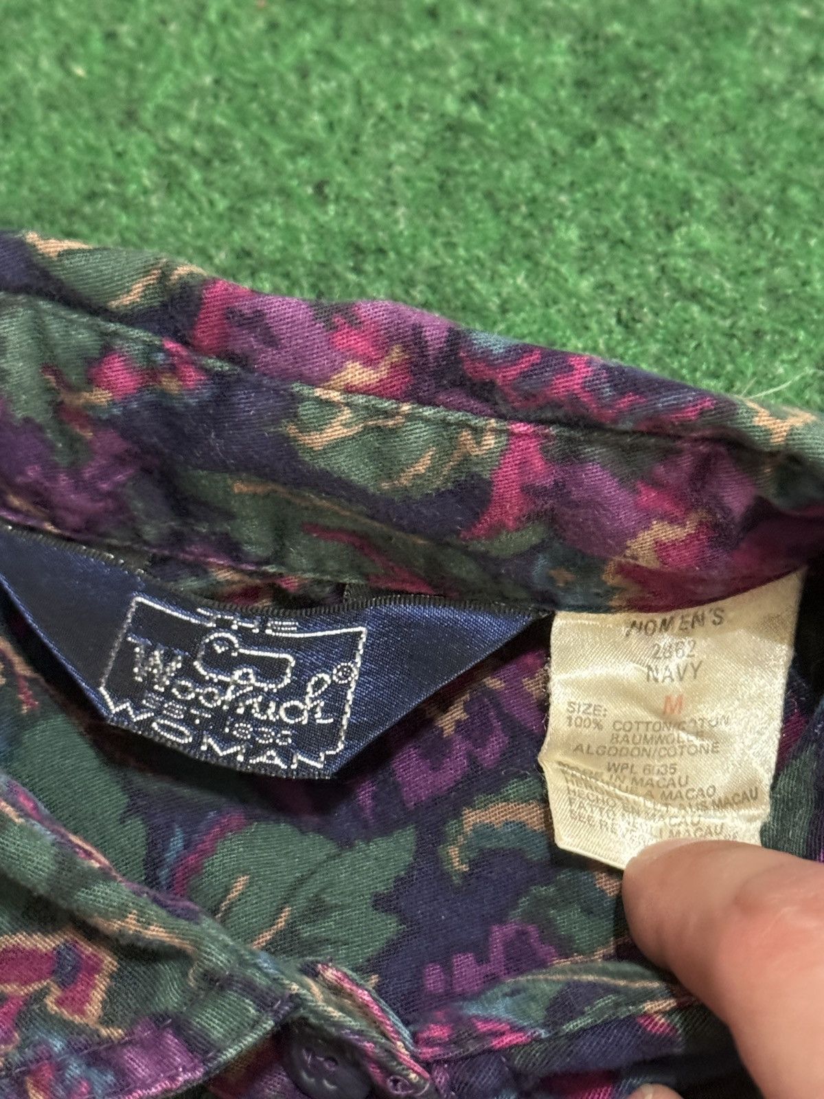 Woolrich Woolen Mills Woolrich Floral Flower Vintage 90s Button Up Blouse Shirt M Size M / US 6-8 / IT 42-44 - 3 Thumbnail
