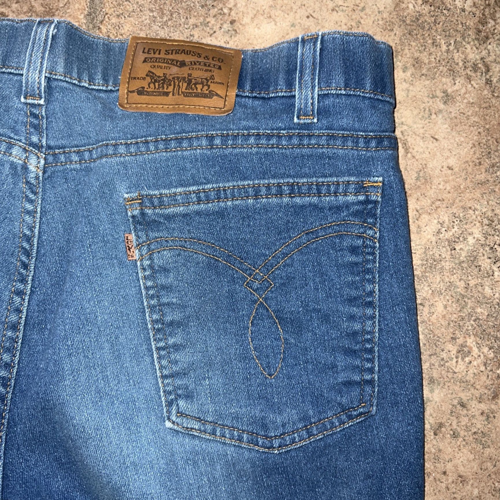 Levi's VTG Levi Strauss Co Action Jeans Mens Size 38x30 Blue Straight Jeans Mens 38 30 (Color Blue) Size US 38 / EU 54 - 4 Thumbnail