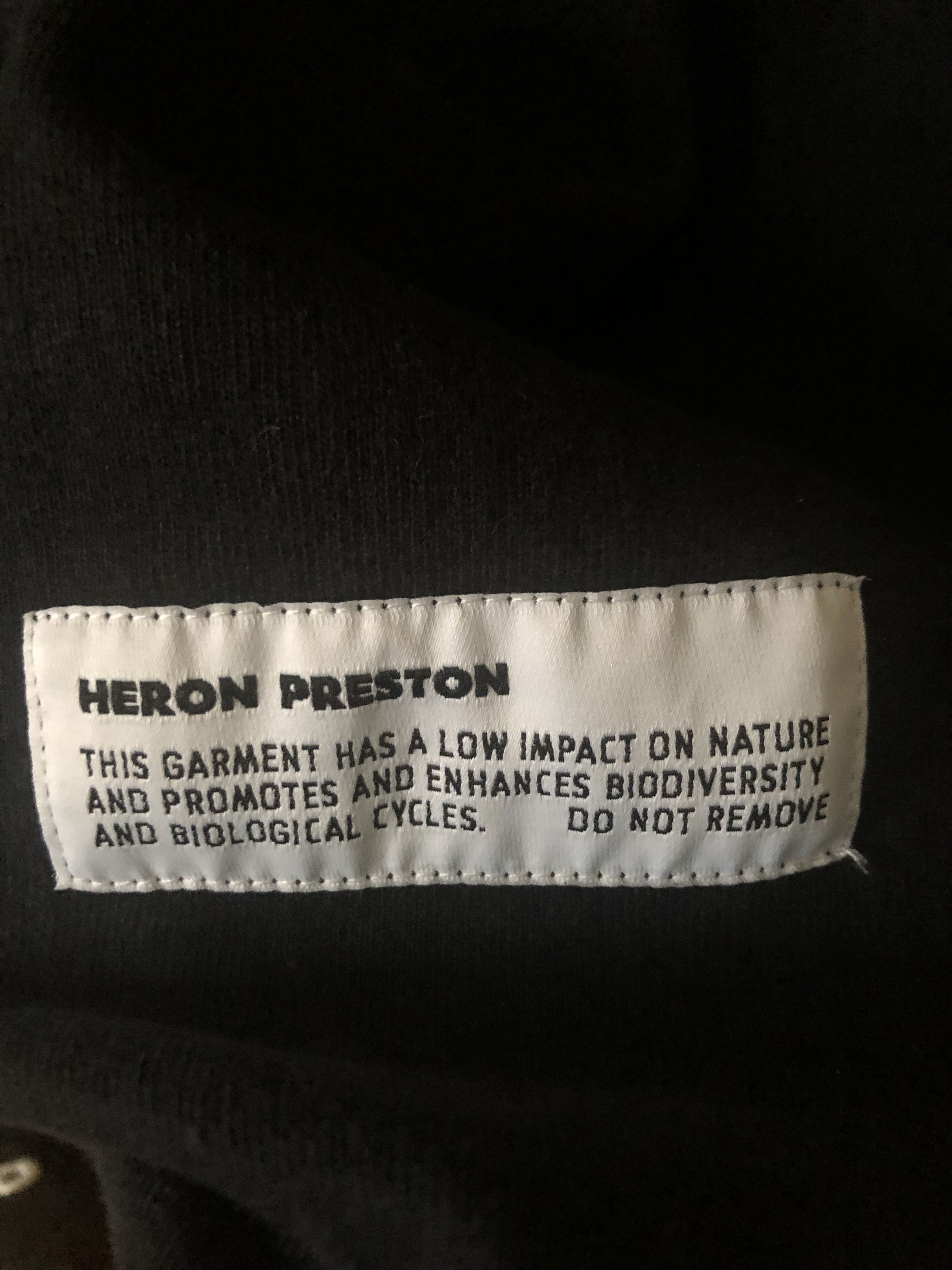 Heron Preston Heron Preston oversized long black thin sweatshirt Size US XL / EU 56 / 4 - 5 Thumbnail