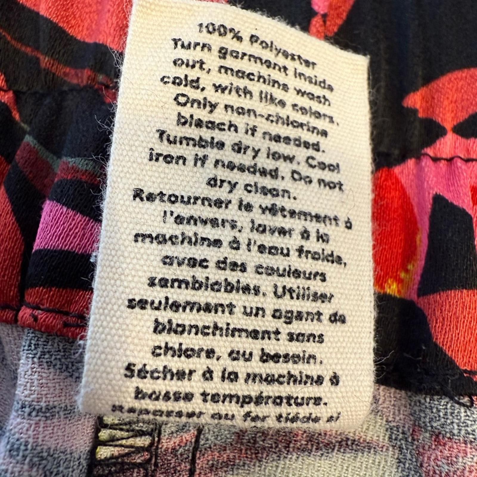 Other Open Edit floral maxi skirt vibrant abstract SZ LG Size 32" / US 10 / IT 46 - 4 Thumbnail