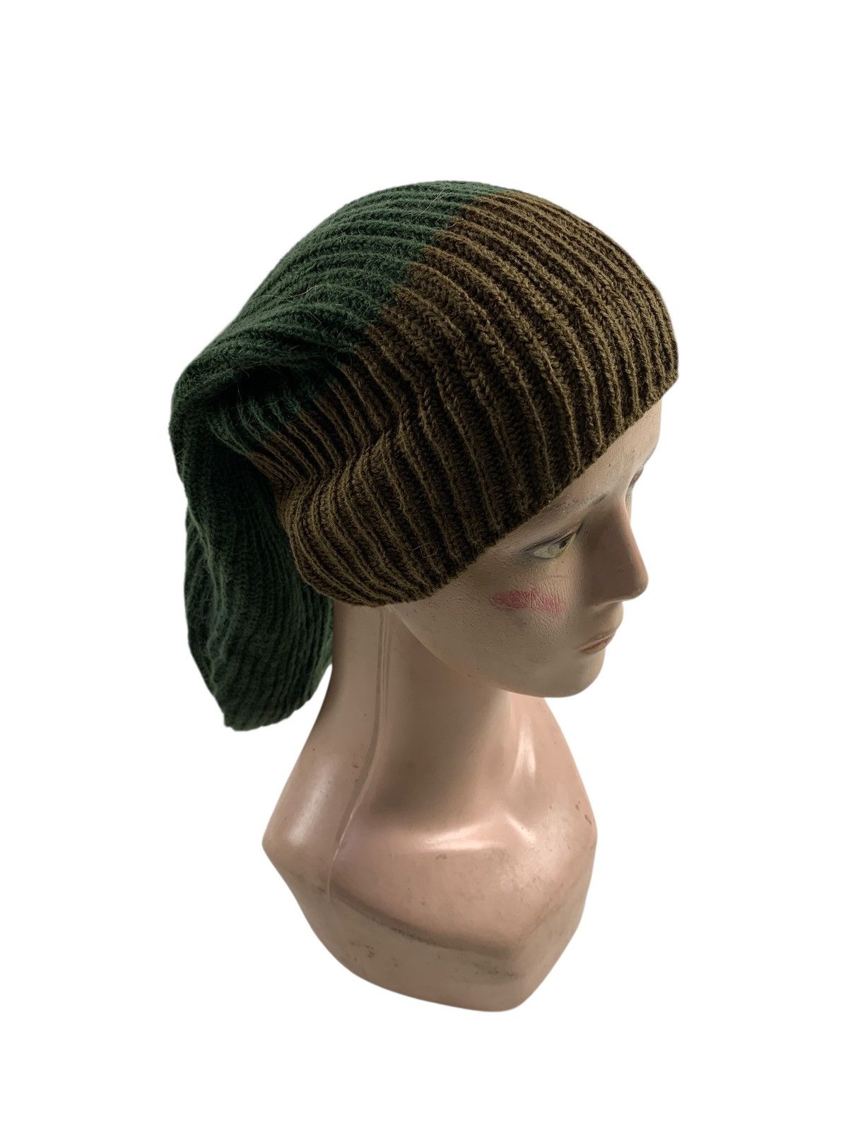 Kapital Crochet knitted long beanie hats rare Size ONE SIZE - 3 Thumbnail