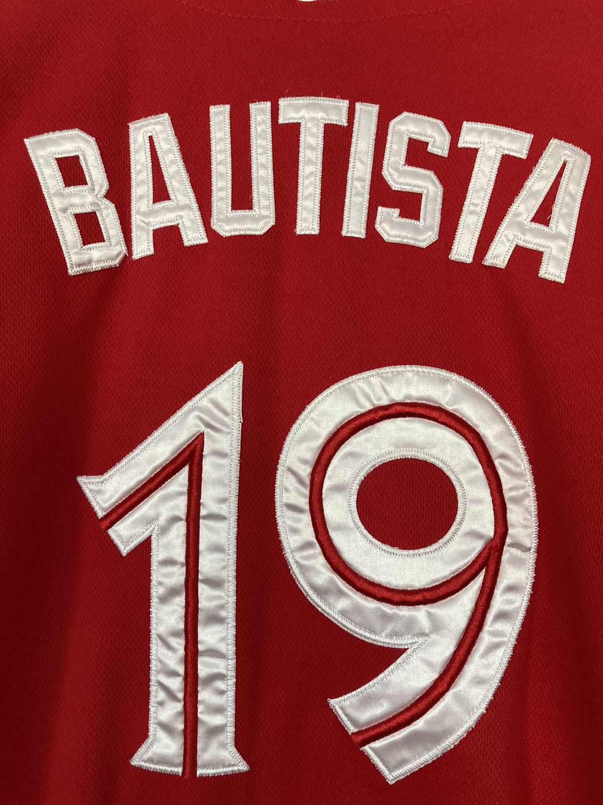 MLB MAJESTIC TORONTO BLUE JAYS BAUTISTA JERSEY CANADA DAY MLB 54 Size US XL / EU 56 / 4 - 10 Thumbnail