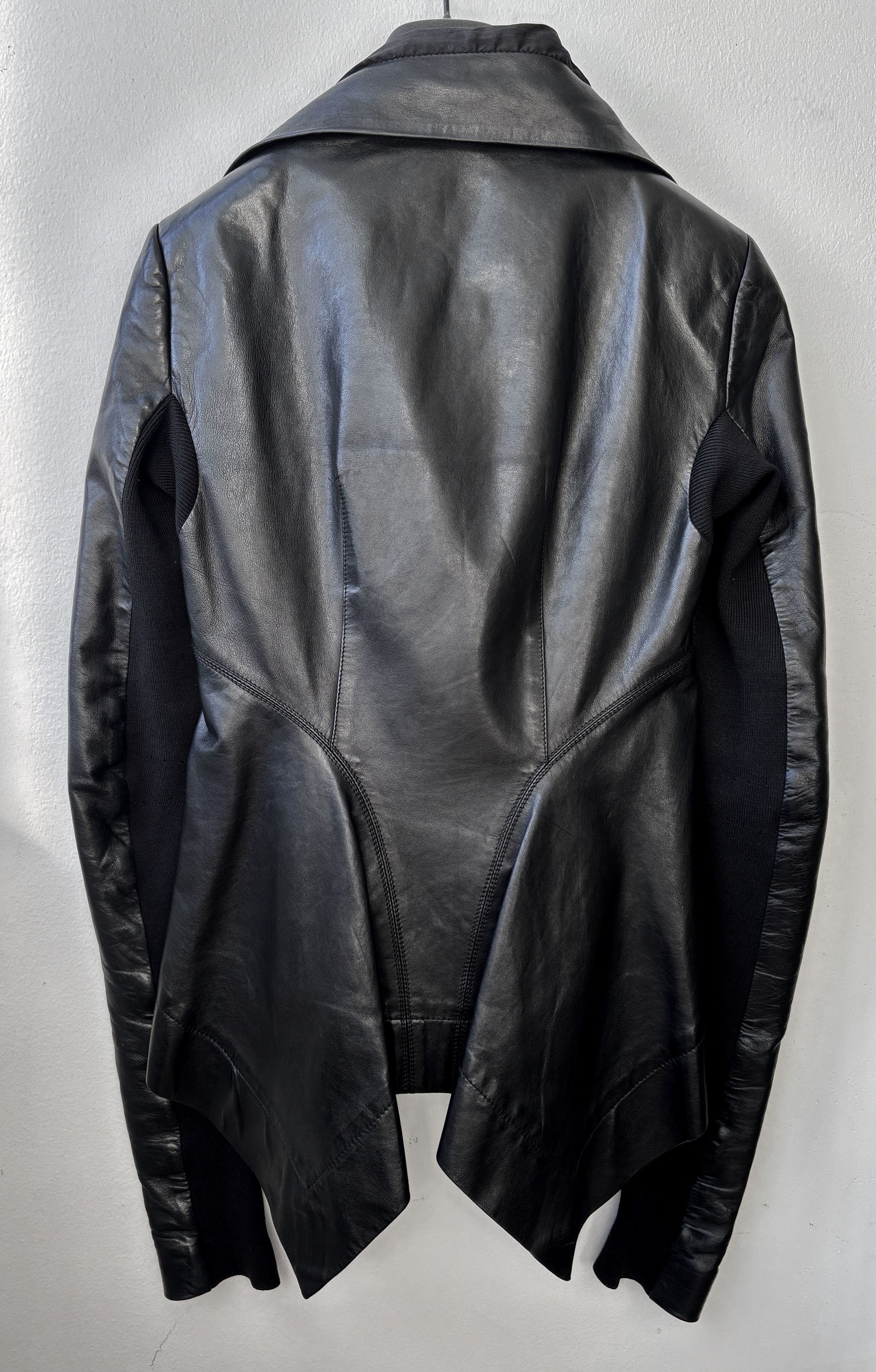 Rick Owens Rick Owens Lamb Skin Naska Biker Jacket IT 38 Size XS / US 0-2 / IT 36-38 - 15 Thumbnail