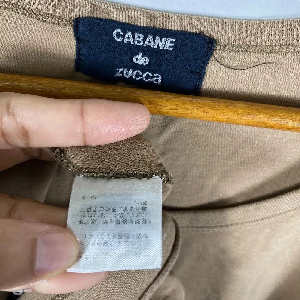 CABANE de ZUCCa CABANE DE ZUCCA Brown Basic Plain Tee Shirt Medium Size Size US M / EU 48-50 / 2 - 5 Thumbnail