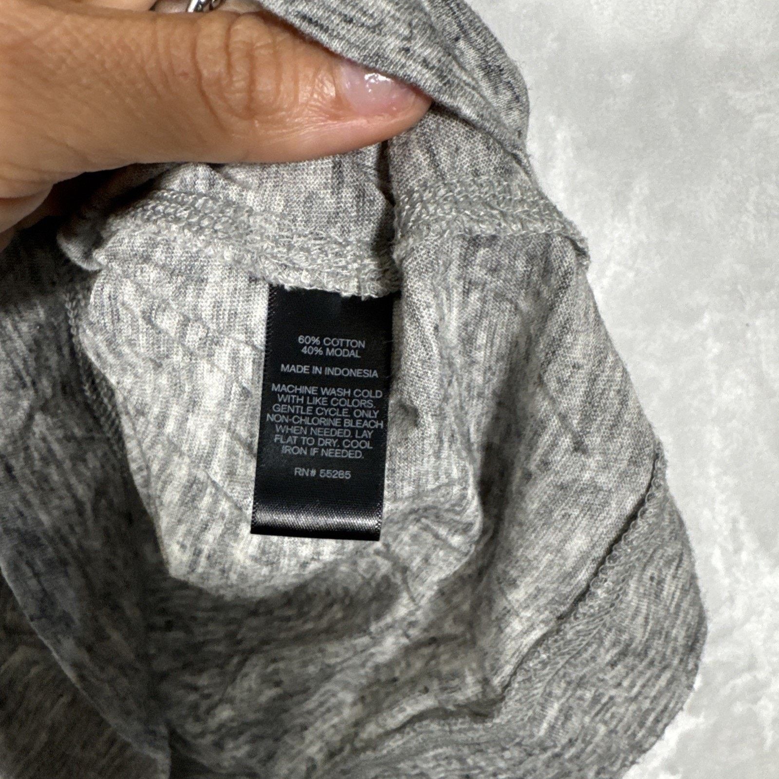 Express Express Top Womens Small Gray Long Roll Tab Sleeve Pullover Size S / US 4 / IT 40 - 3 Thumbnail
