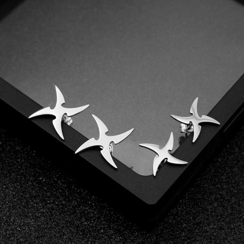 Jewelry New Design Earrings One Pairs Chrome Jewelry Size ONE SIZE - 1 Thumbnail