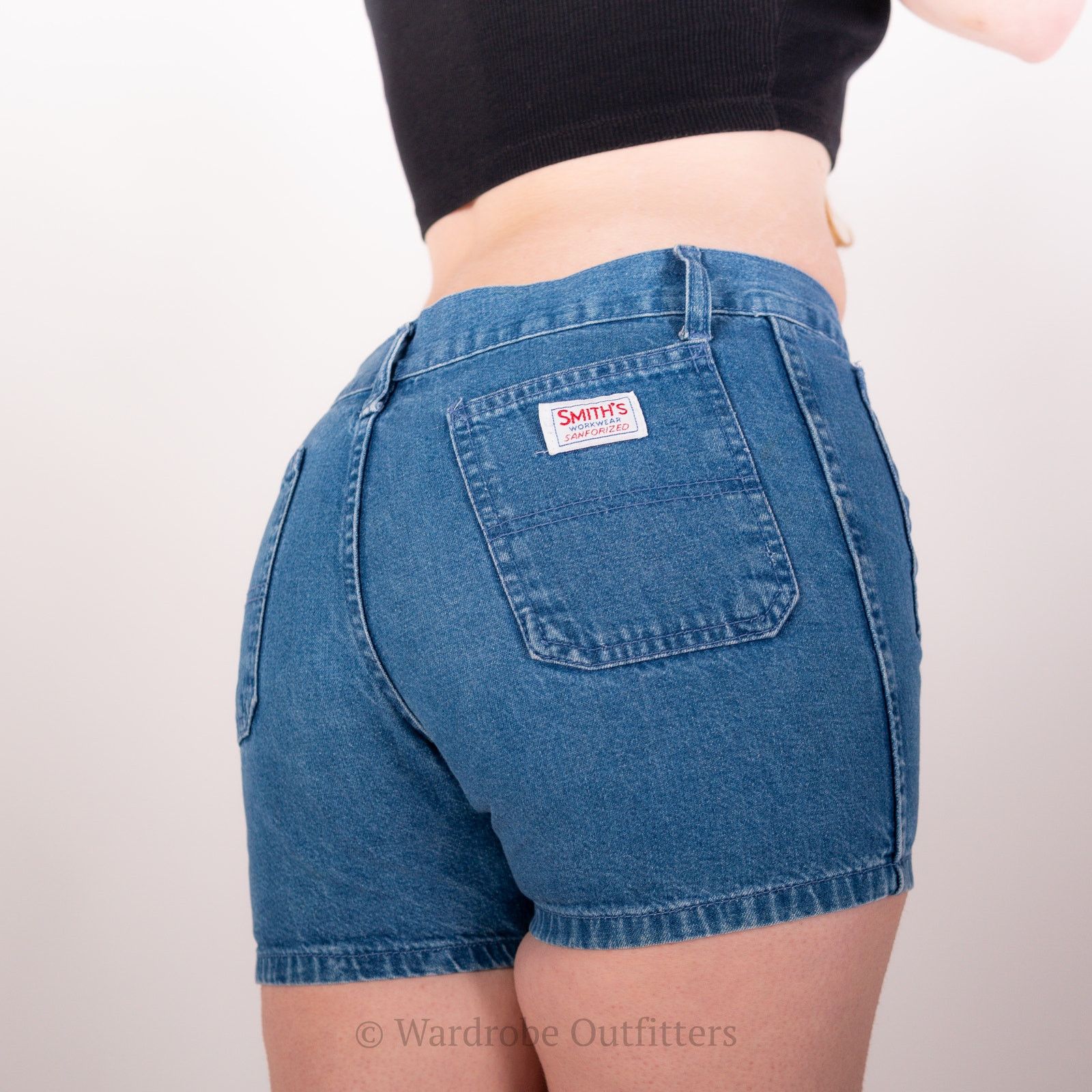Vintage Vintage 70s SMITHS Jean Shorts Size 27" / US 4 / IT 40 - 4 Thumbnail