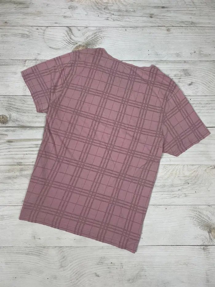 Burberry Burberry Nova Check T-Shirt Pink Size US L / EU 52-54 / 3 - 8 Thumbnail