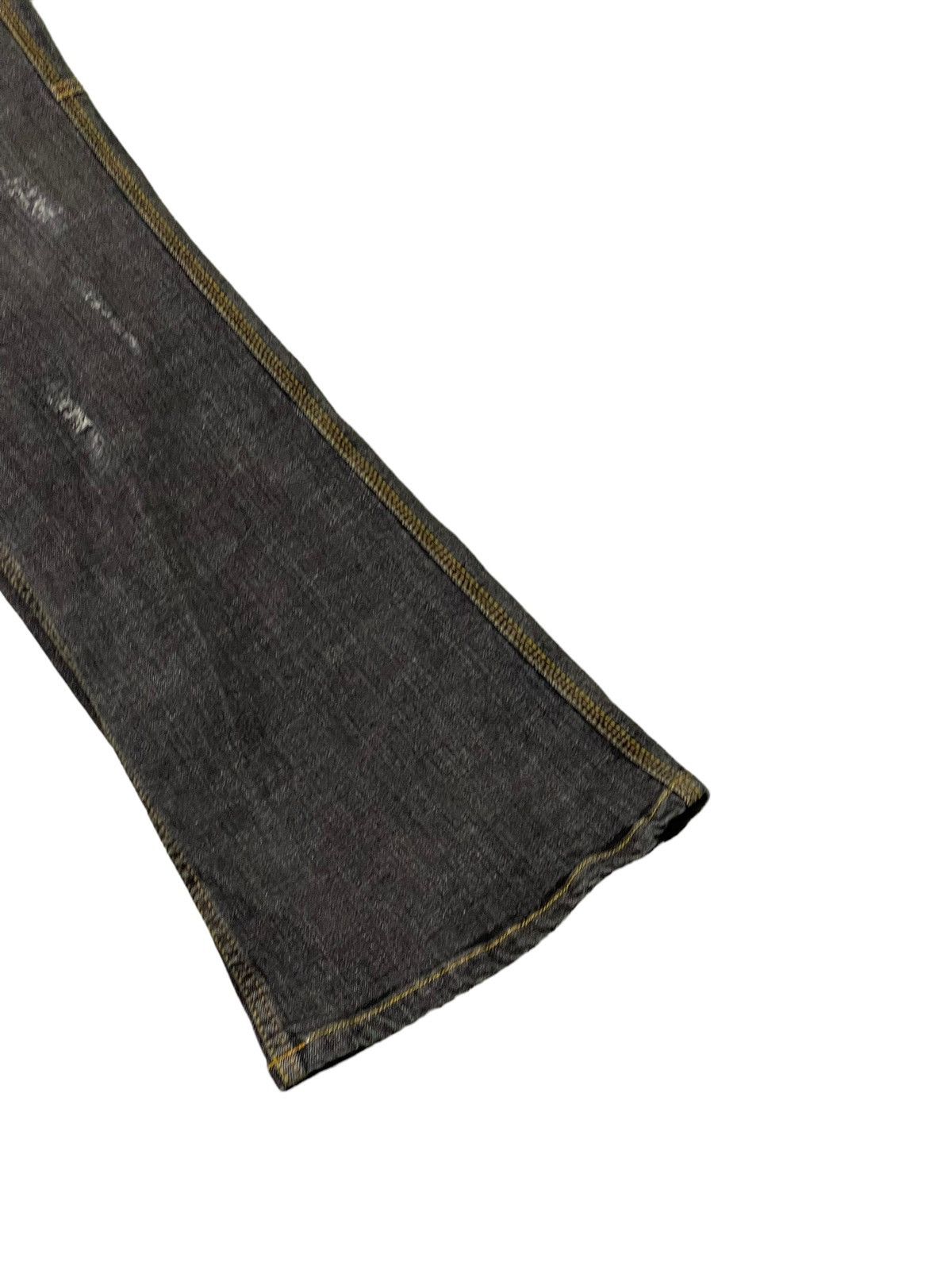 Japanese Brand Flare Jeans Jouer Echess Distress Stretch Boot Cut 6🟦2 Size US 30 / EU 46 - 4 Thumbnail