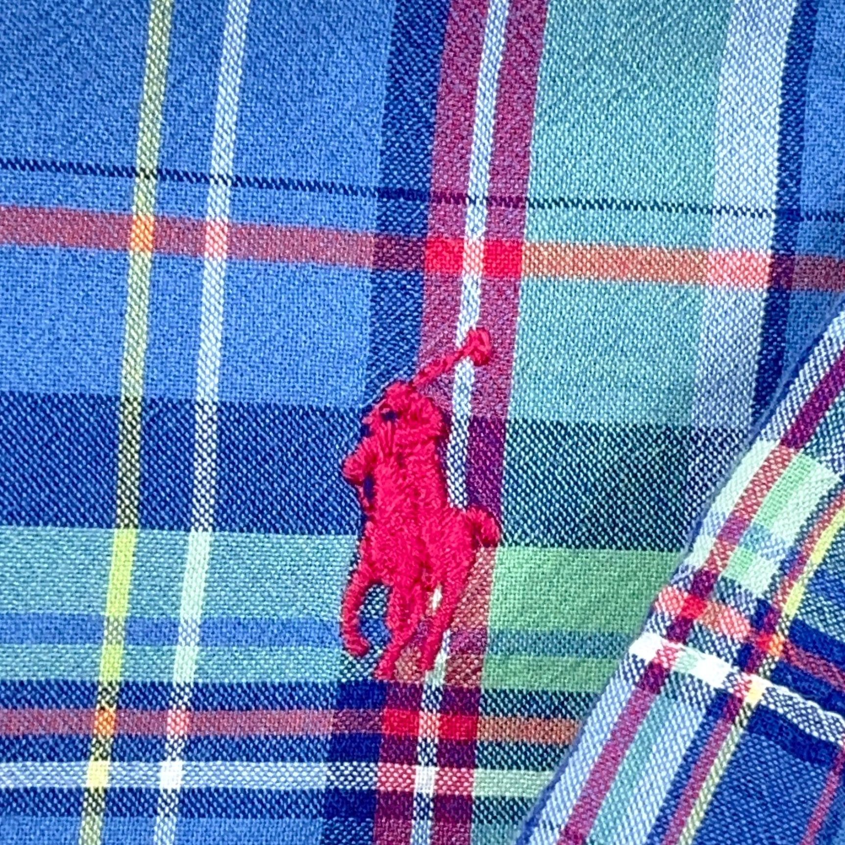 Ralph Lauren Ralph Lauren Button-Up Shirt Men Medium Blue Pink Plaid Classic Fit Size US M / EU 48-50 / 2 - 4 Thumbnail