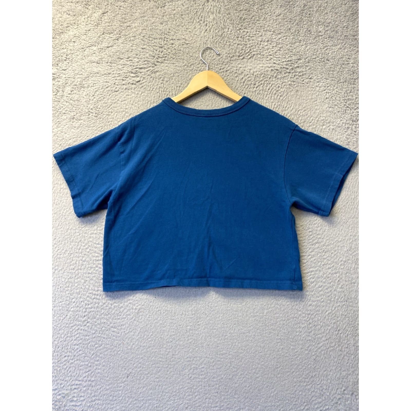 Champion VINTAGE Champion Cropped T-Shirt Indigo Casual M Womens Size M / US 6-8 / IT 42-44 - 8 Thumbnail