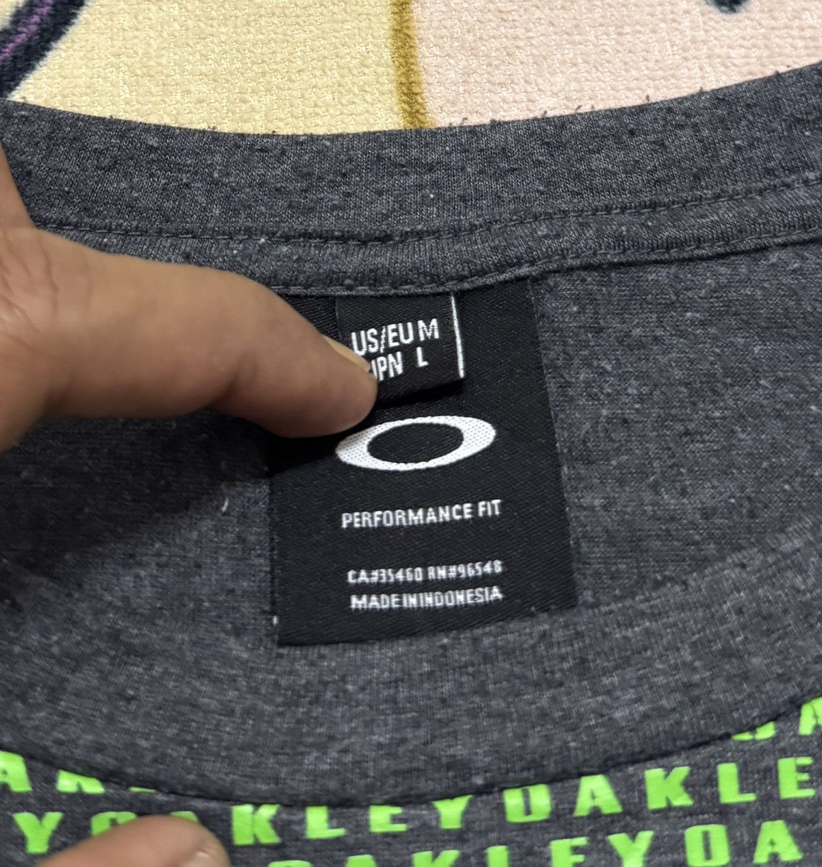 Oakley OAKLEY Tee Great Condition Size US L / EU 52-54 / 3 - 6 Thumbnail