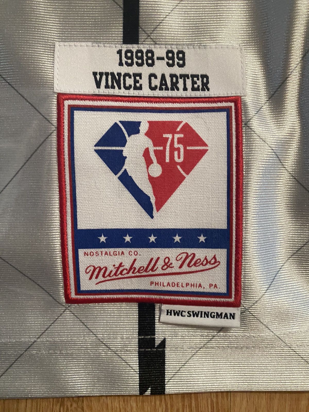 Mitchell & Ness Vince Carter 75th Anniversary Raptors Jersey! Size US XL / EU 56 / 4 - 2 Thumbnail