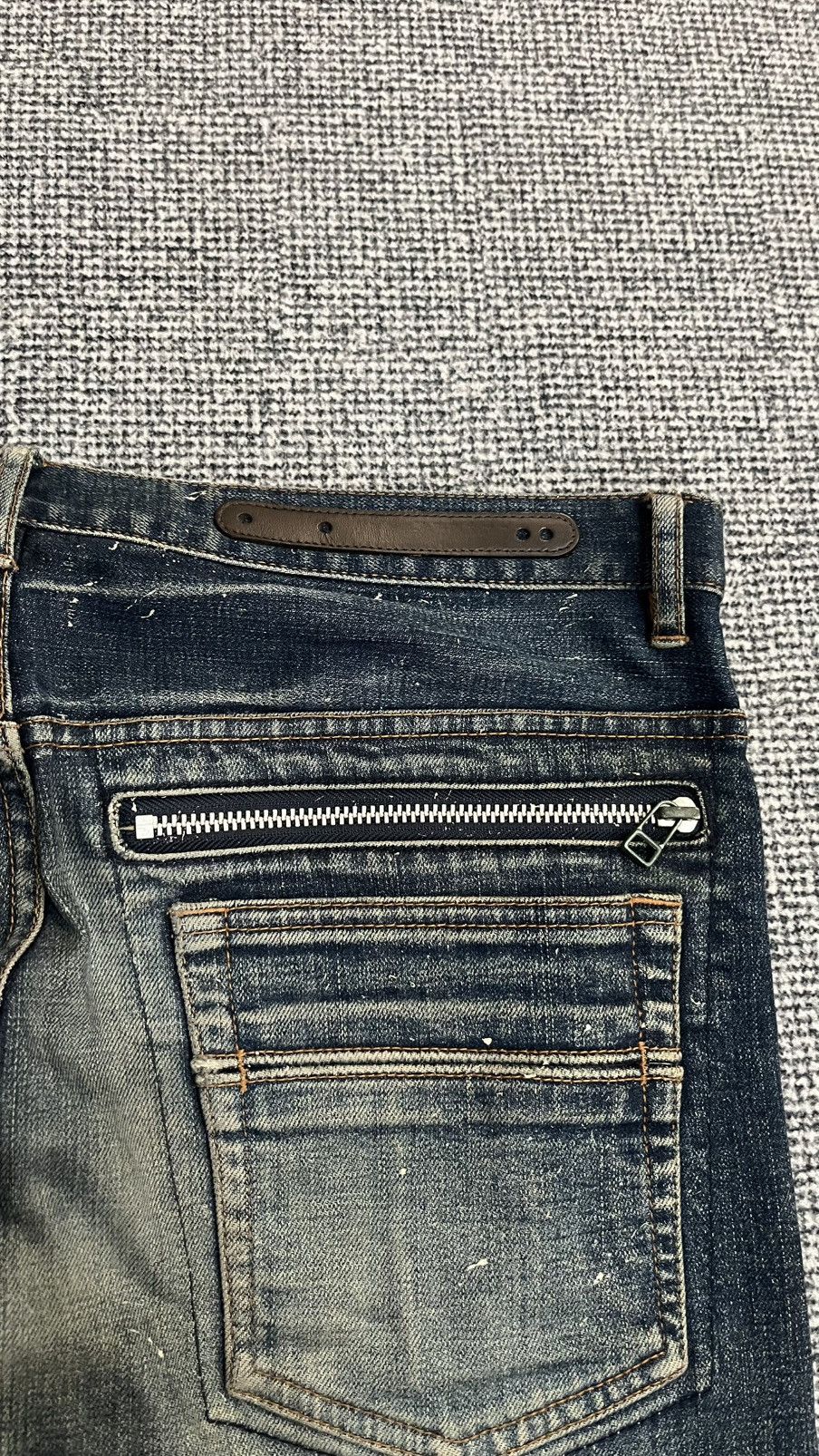 Giuliano Fujiwara Giuliano Fujiwara Spalatter Paint Slim Stretch jeans 34 x 32 Size US 34 / EU 50 - 11 Thumbnail