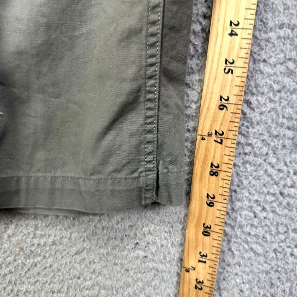 Bonobos Bonobos Khaki Pants Mens 30X30 Gray Slim Straight Flat Front Casual Pockets Adjustable Waist Front Zip Button Size US 30 / EU 46 - 7 Thumbnail